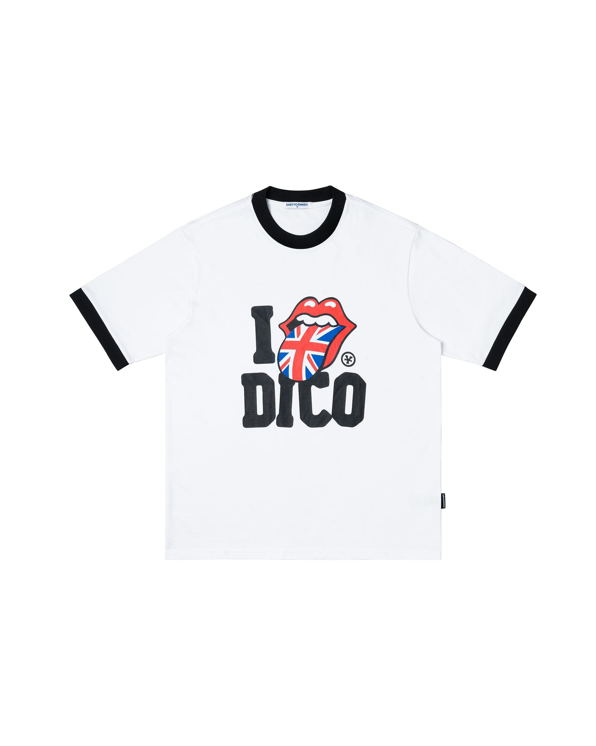 DCxRS UK Tongue Ringer Tee White