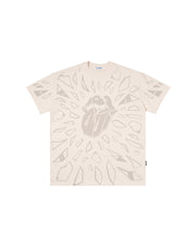 DCxRS Breaking Printed T-Shirt Cream