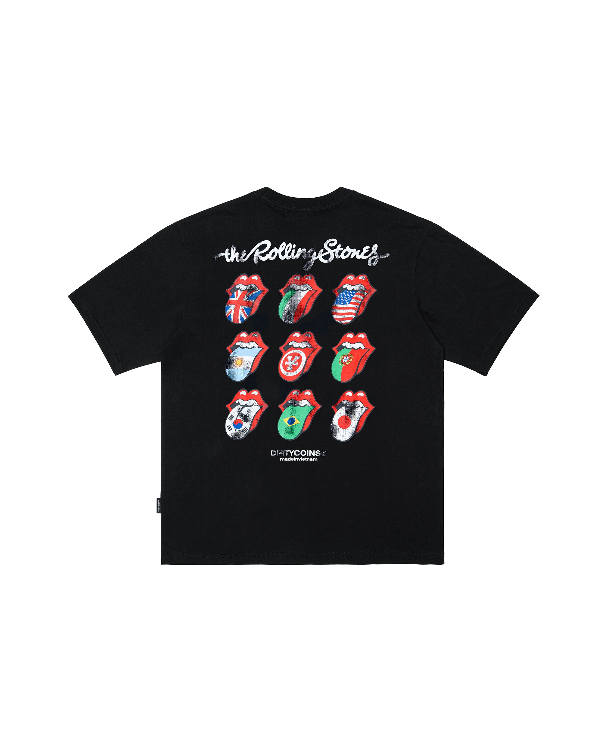 ウェア Rolling stone x dirtycoins hoodie zip Rolling Stones Unisex Distressed Tongue Hoodie Full-Zip Sweatshirt