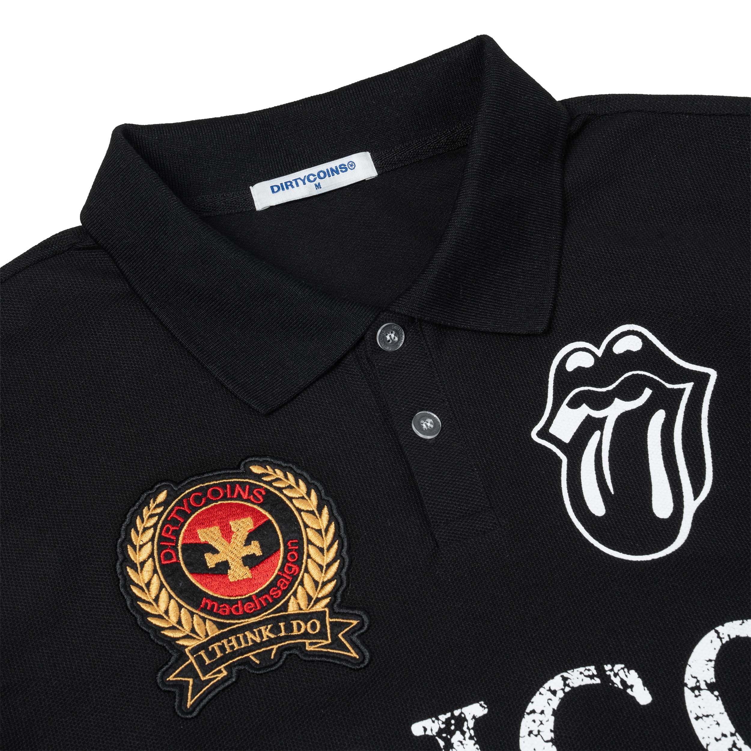 DCxRS Classic Patches Polo Black