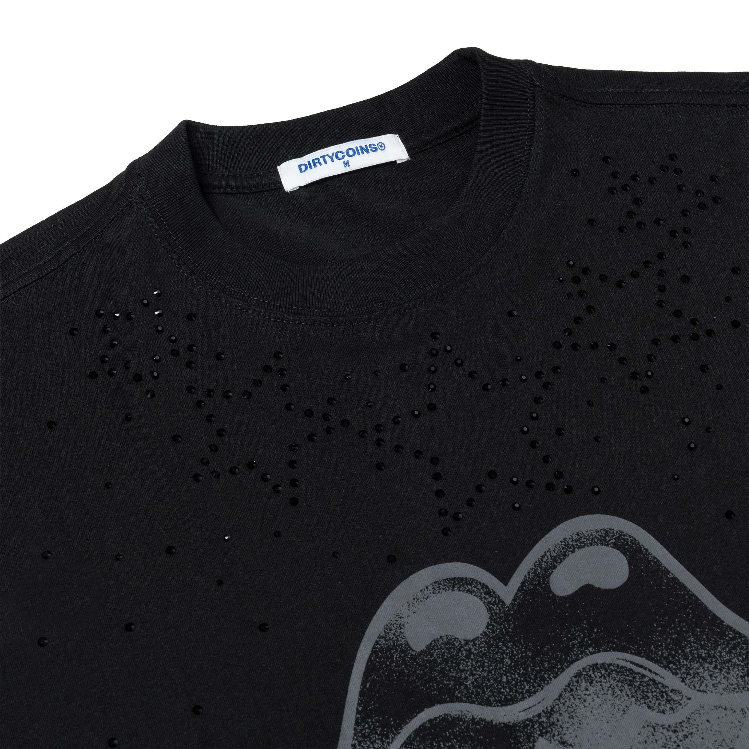 DCxRS Rhine Stones T-Shirt Black
