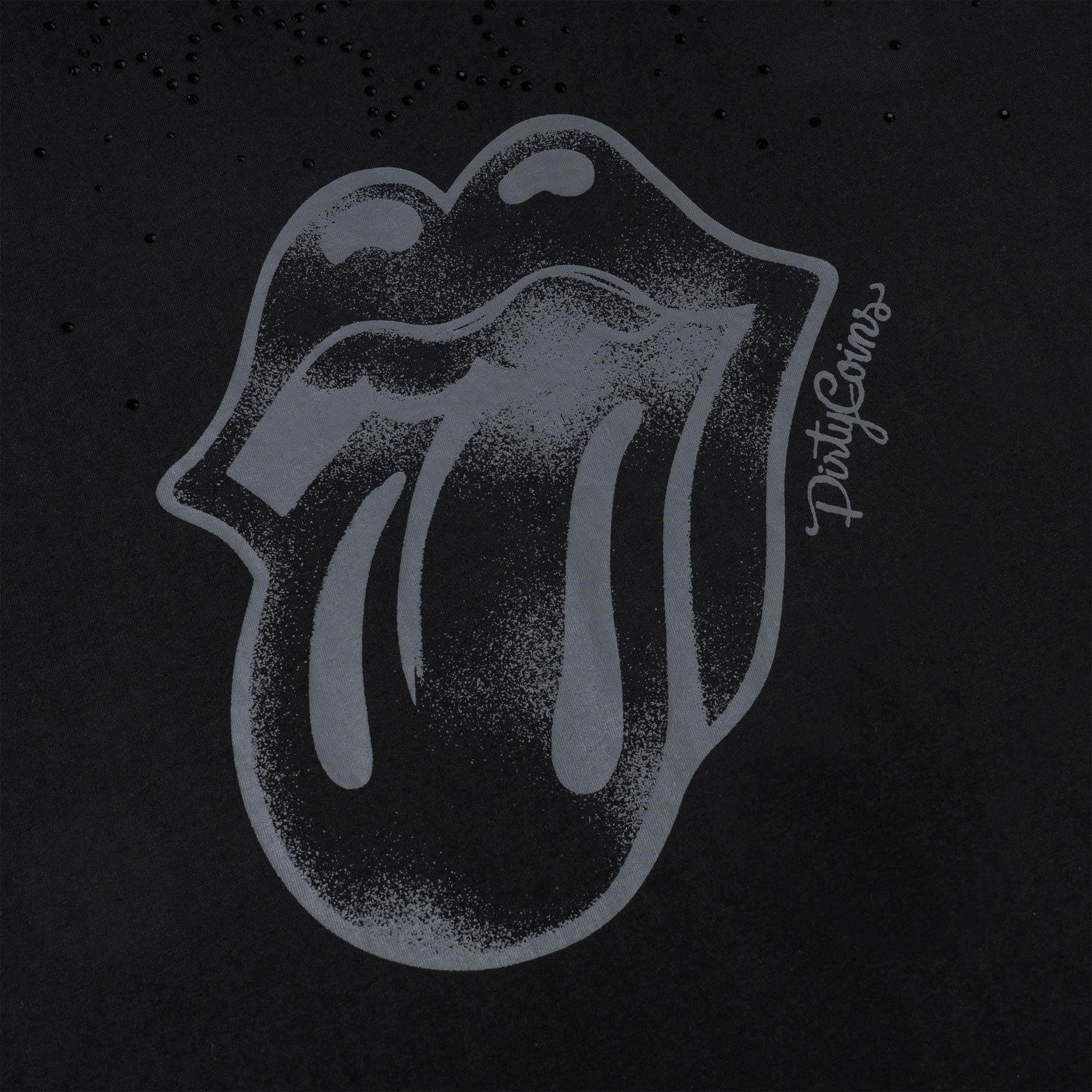 DCxRS Rhine Stones T-Shirt Black