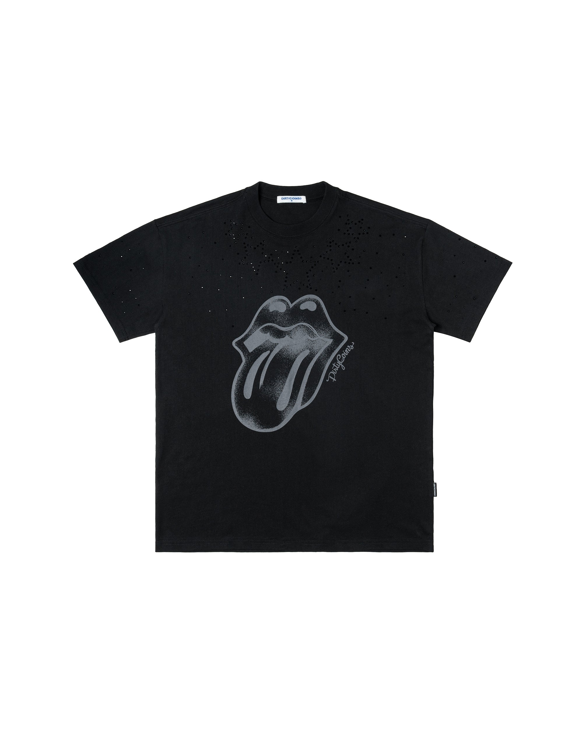 ウェア Rolling stone x dirtycoins hoodie zip Rolling Stones Unisex Distressed Tongue Hoodie Full-Zip Sweatshirt