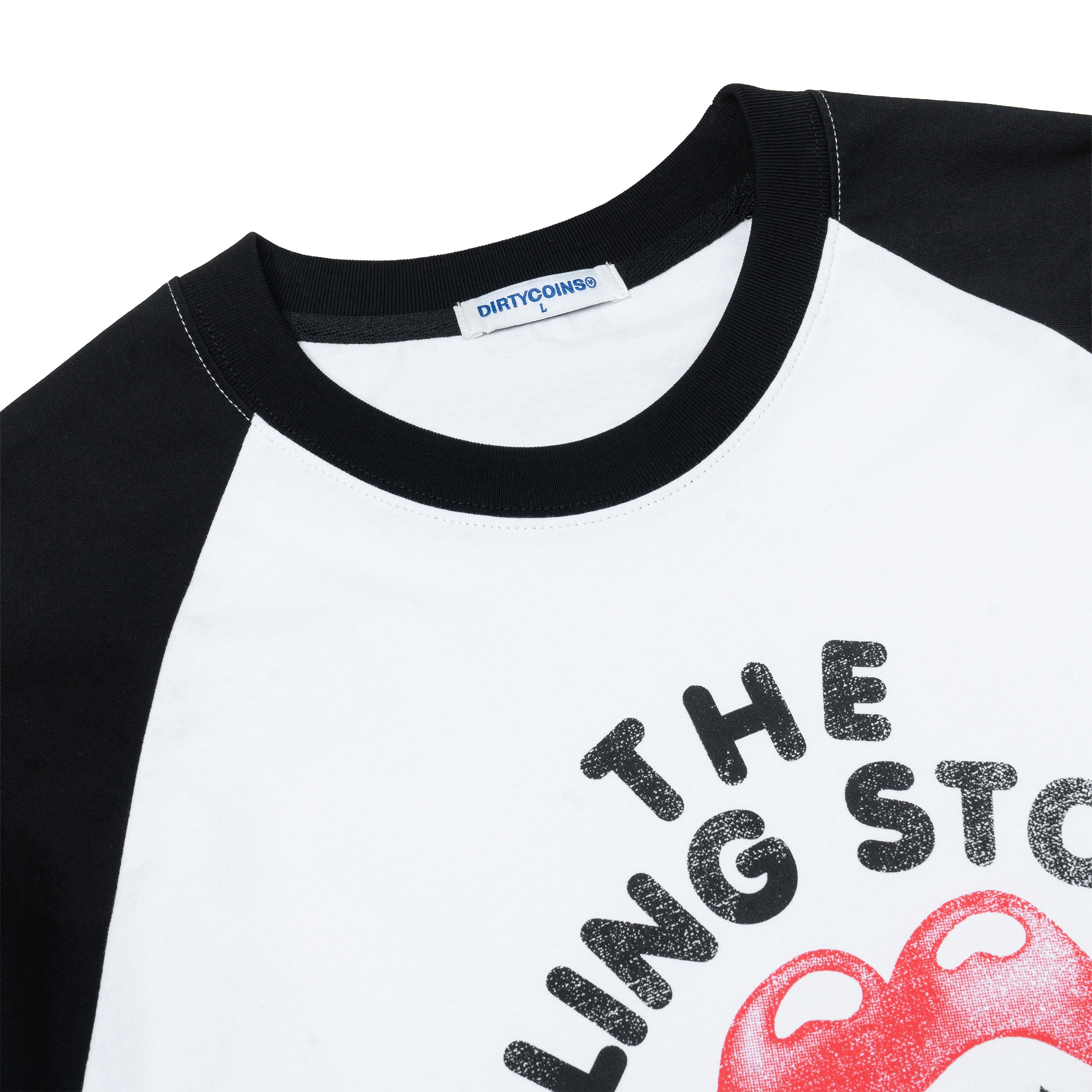 DCxRS Faded Print Raglan LS T-Shirt