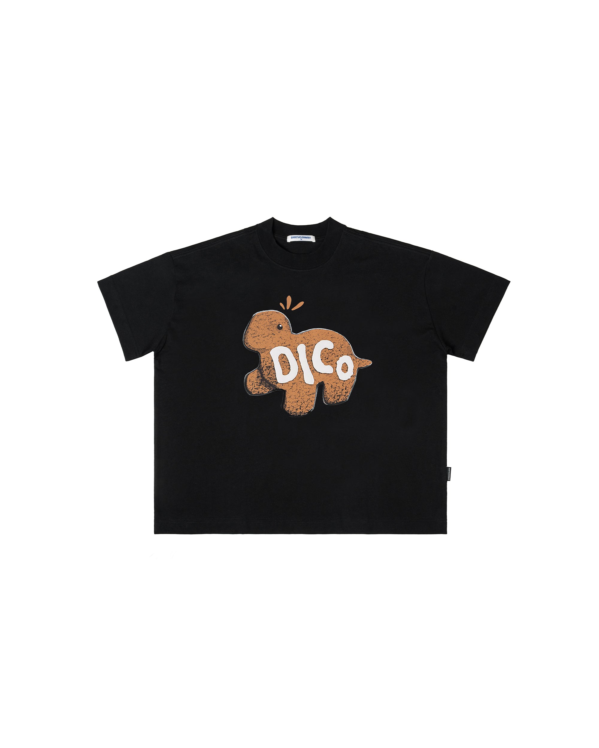 Dico Lil Dino Relaxed Boxy T-shirt Black