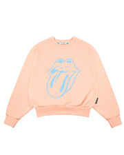 DCxRS Big Logo Printed Sweatshirt Orange