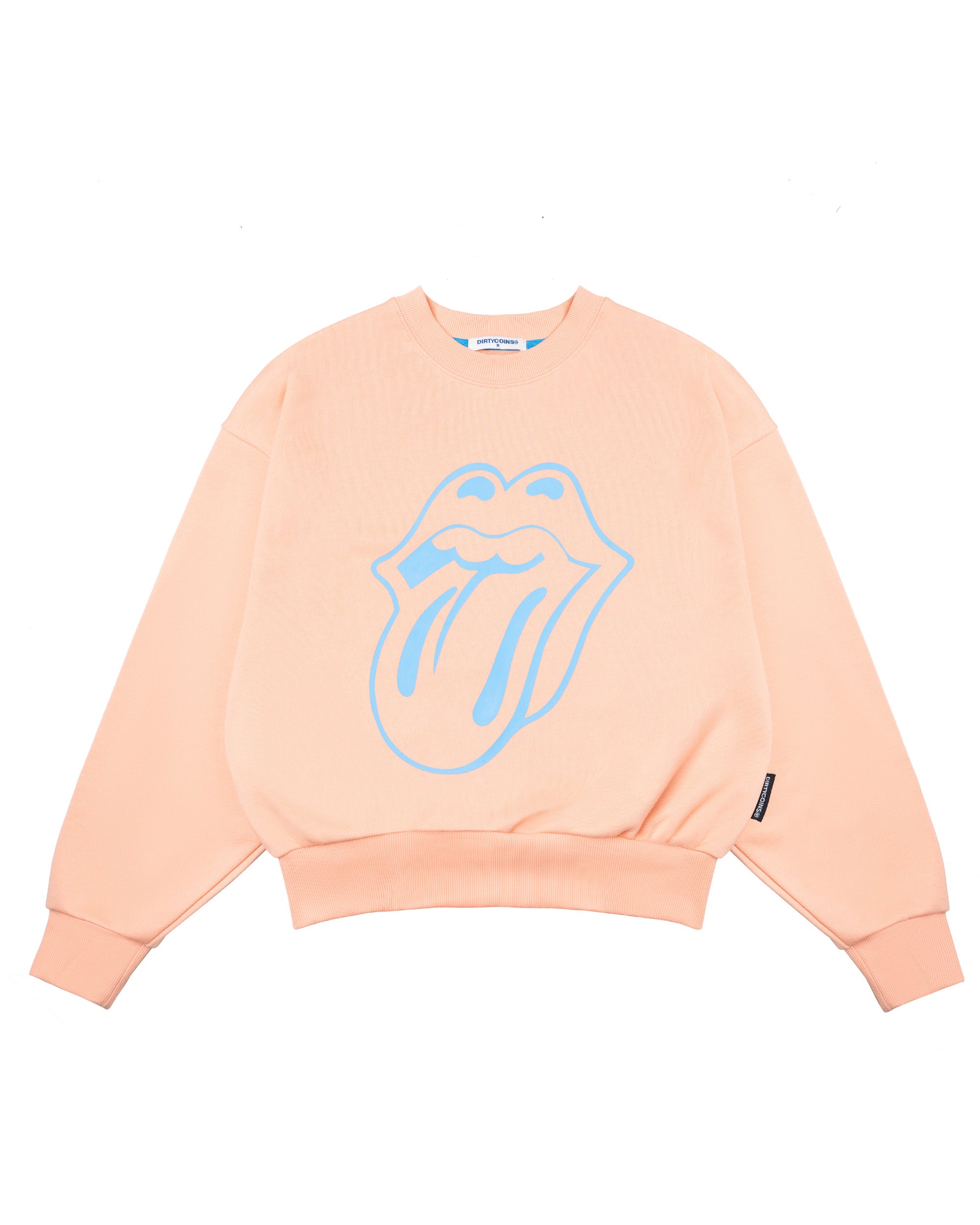 DCxRS Big Logo Printed Sweatshirt Orange