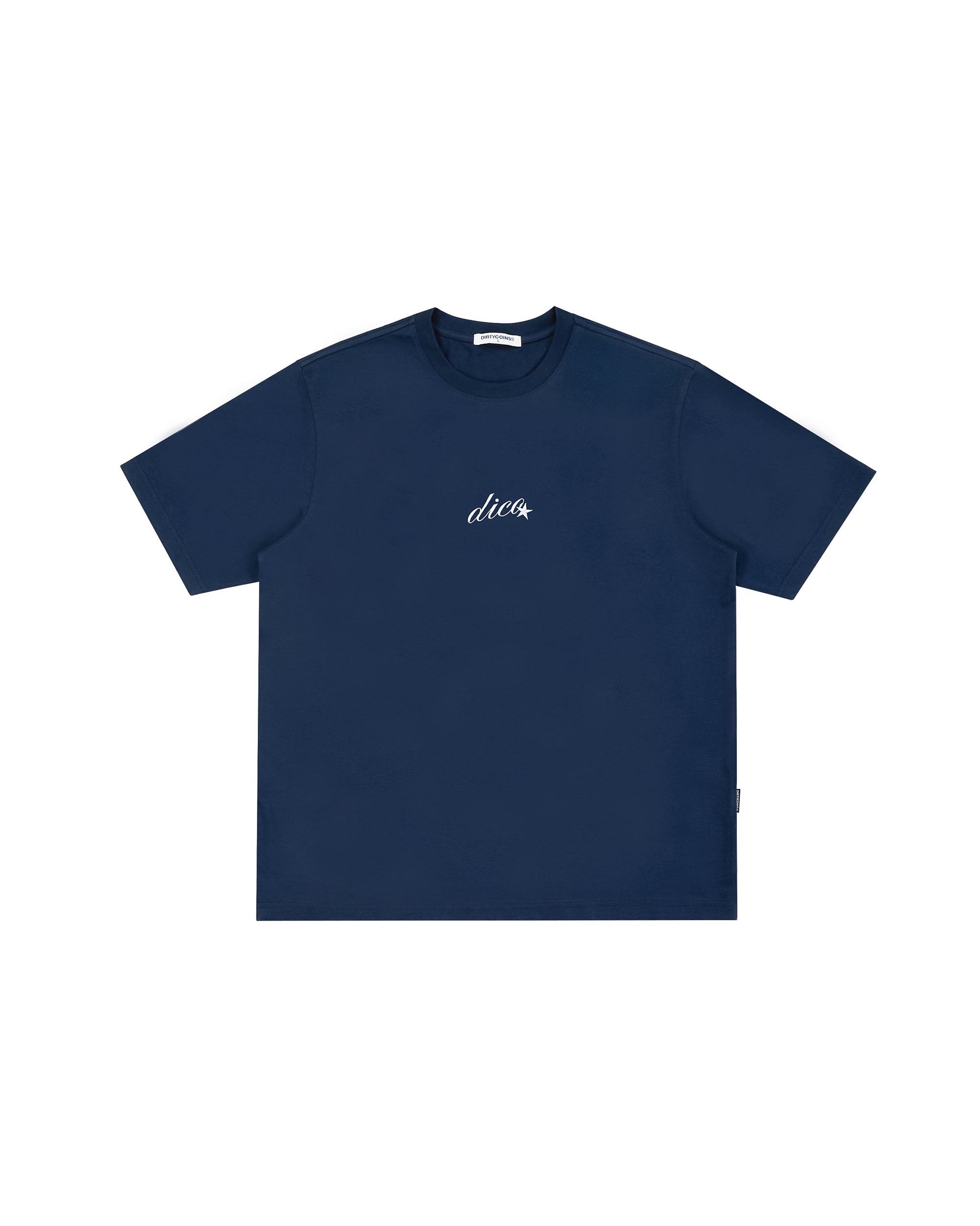 Dico Star Print T-Shirt Navy
