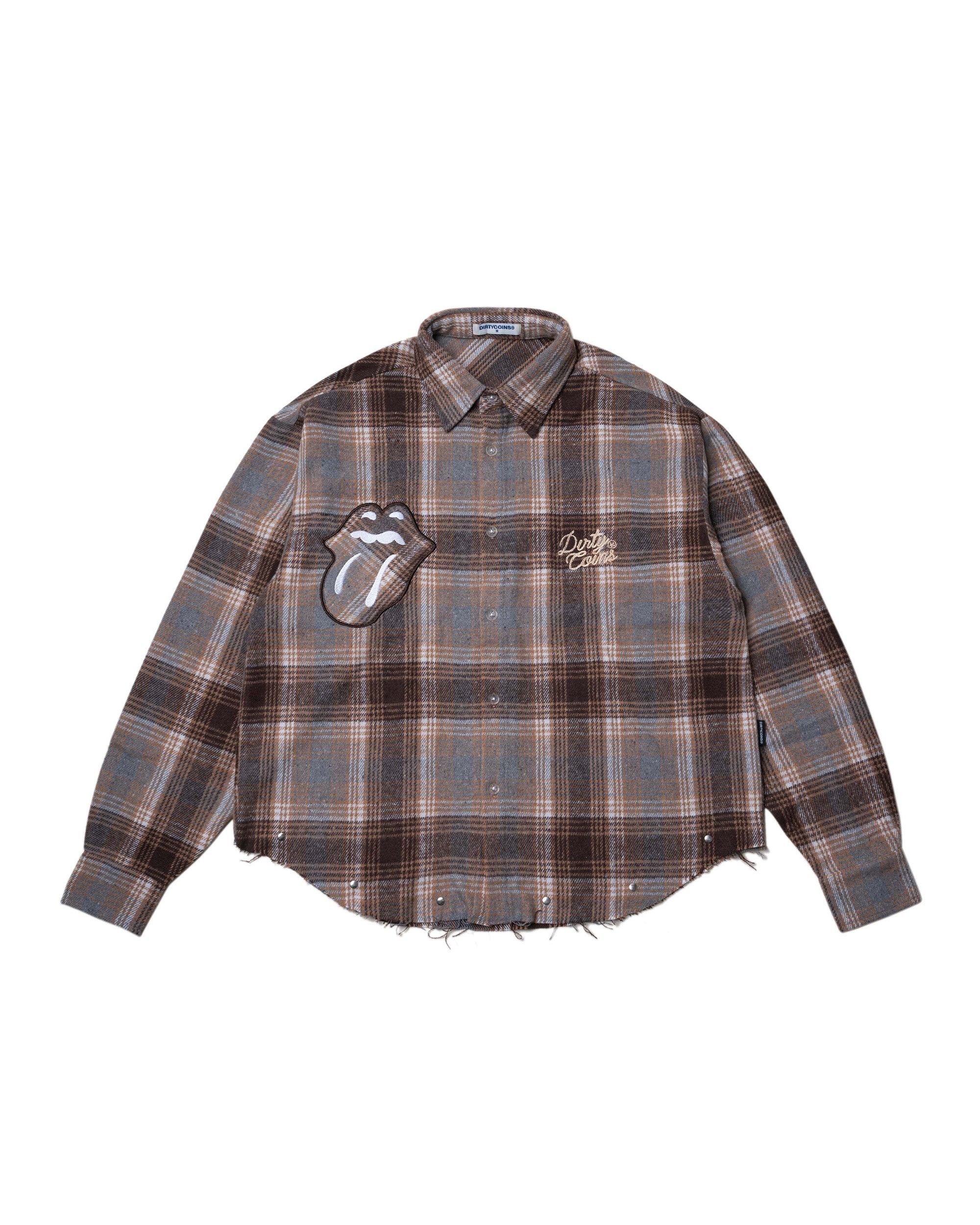 DCxRS Western Rivet Flannel Brown
