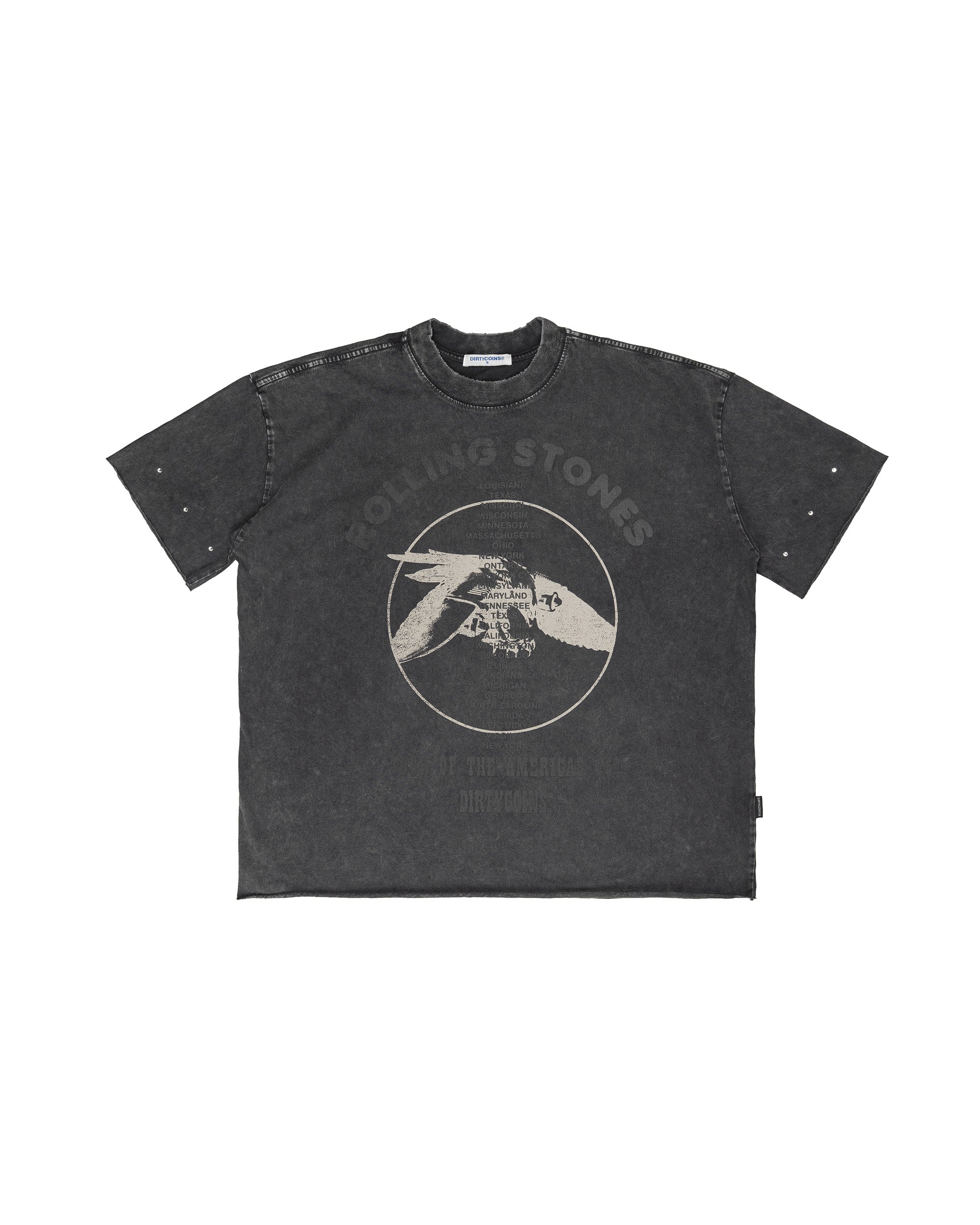 DCxRS Eagle Jet 2 American Wash T-Shirt Black