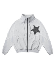 DCxRS Sheriff Melange Sweat Jacket Grey