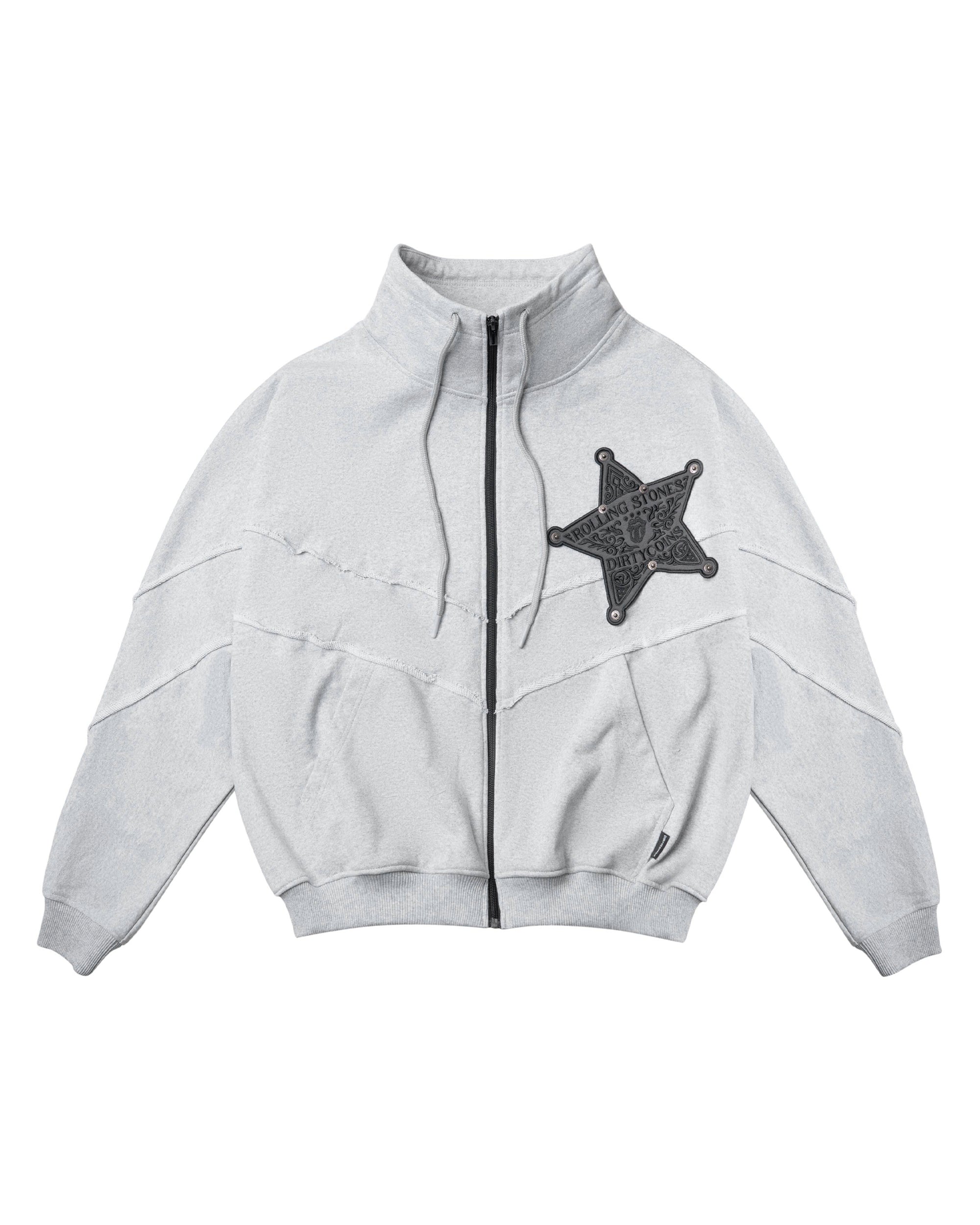 DCxRS Sheriff Melange Sweat Jacket Grey
