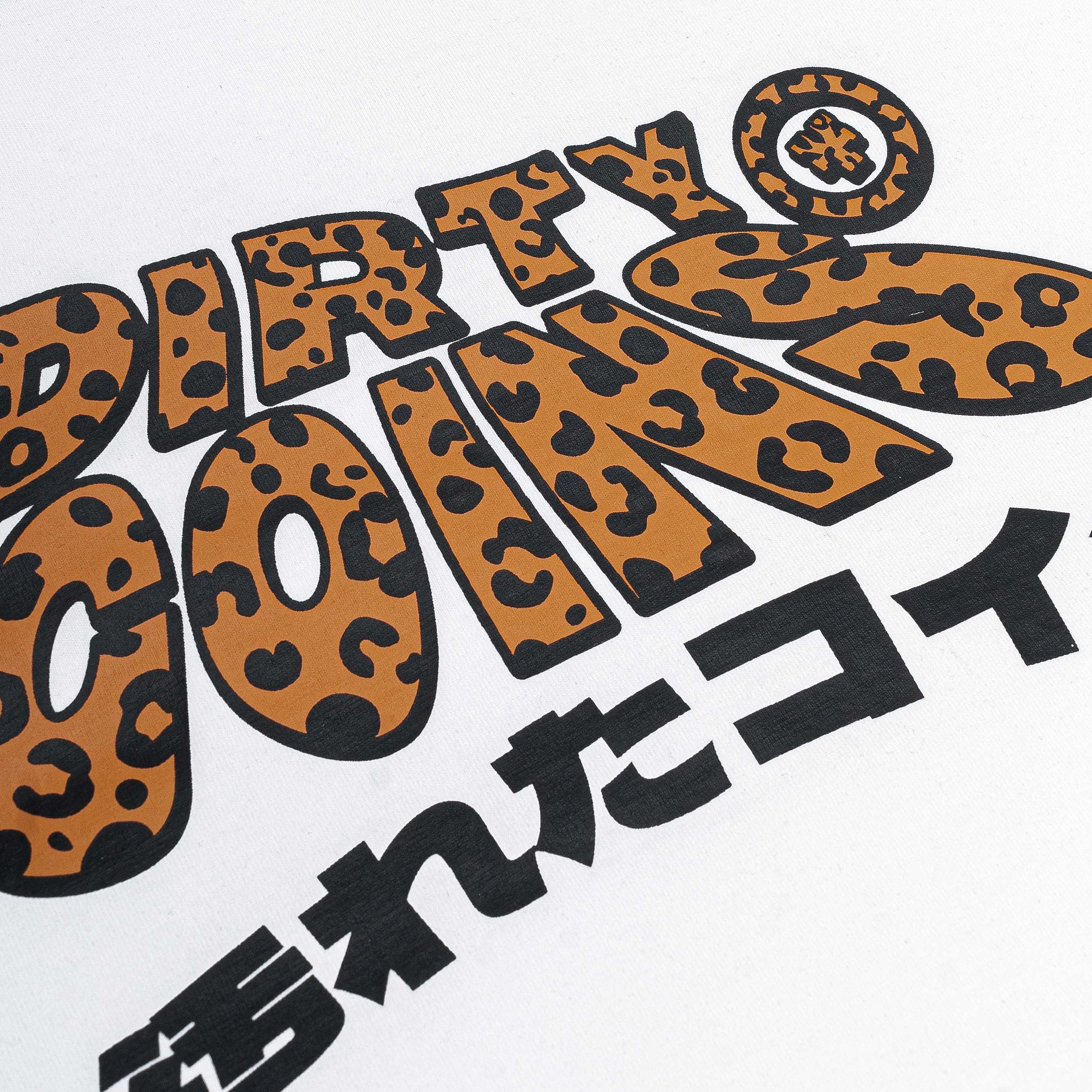 Dico Leopard Wavy Logo T-shirt White