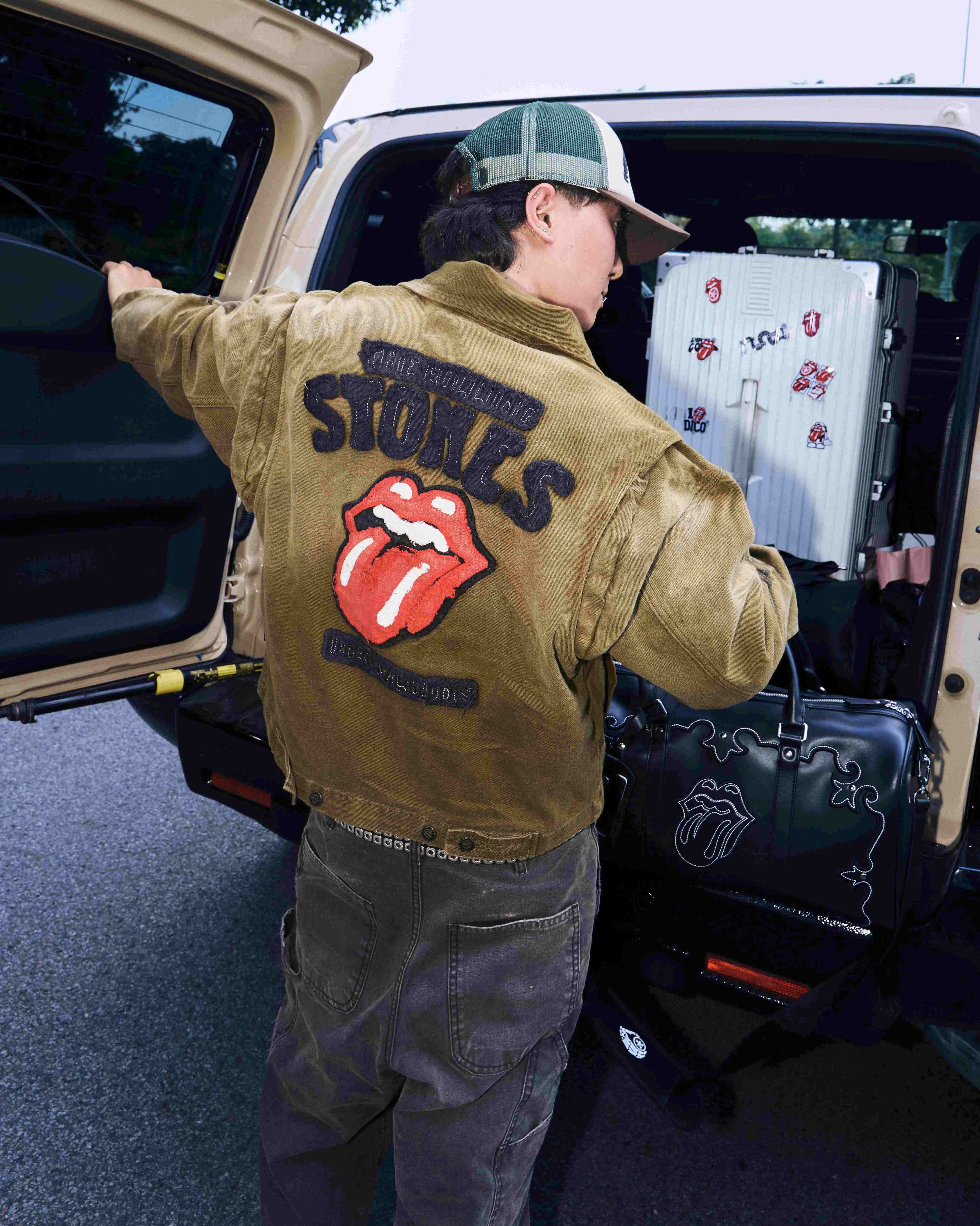 DCxRS Sheriff Patches Zip Up Denim Jacket