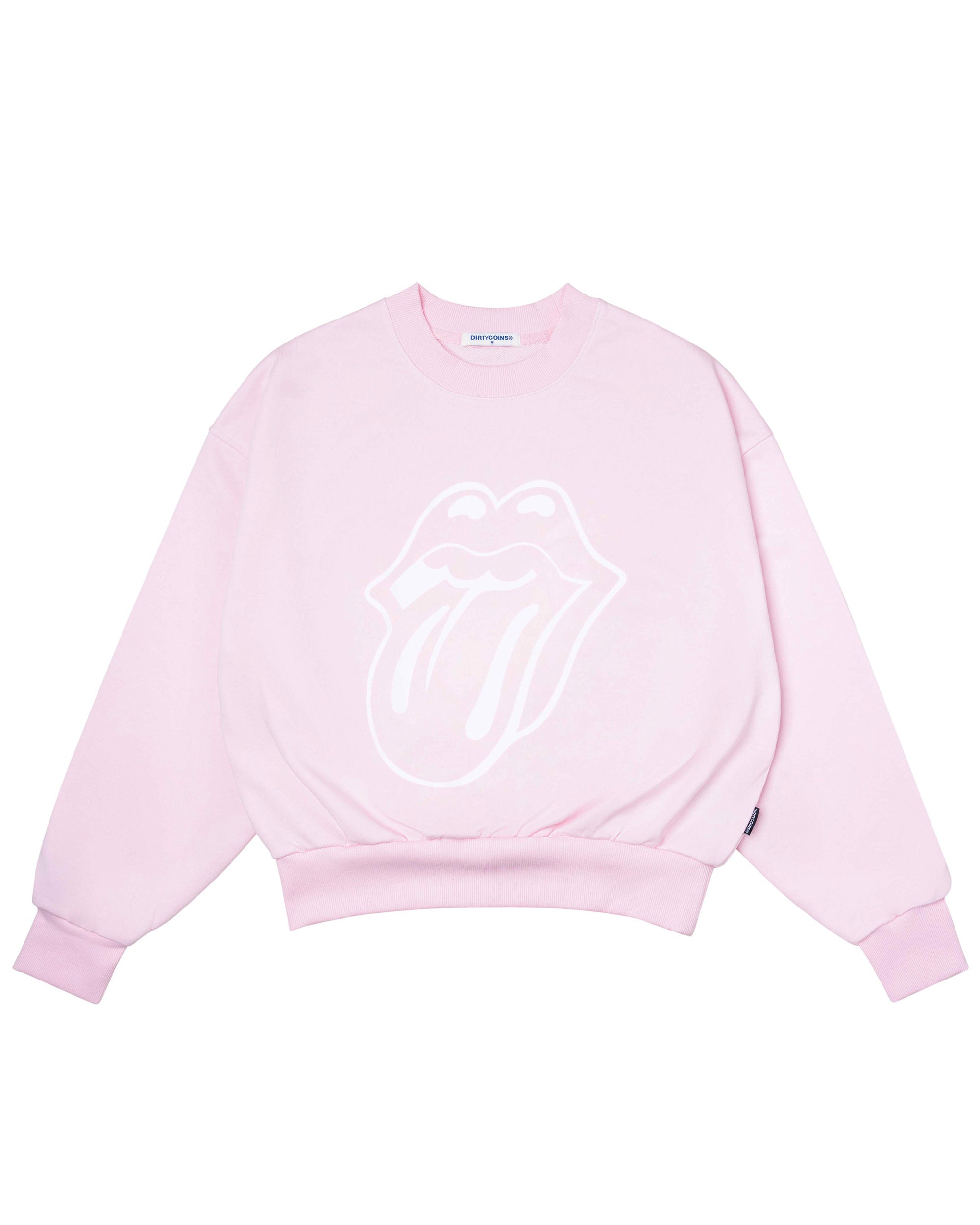 DCxRS Big Logo Printed Sweatshirt Pink