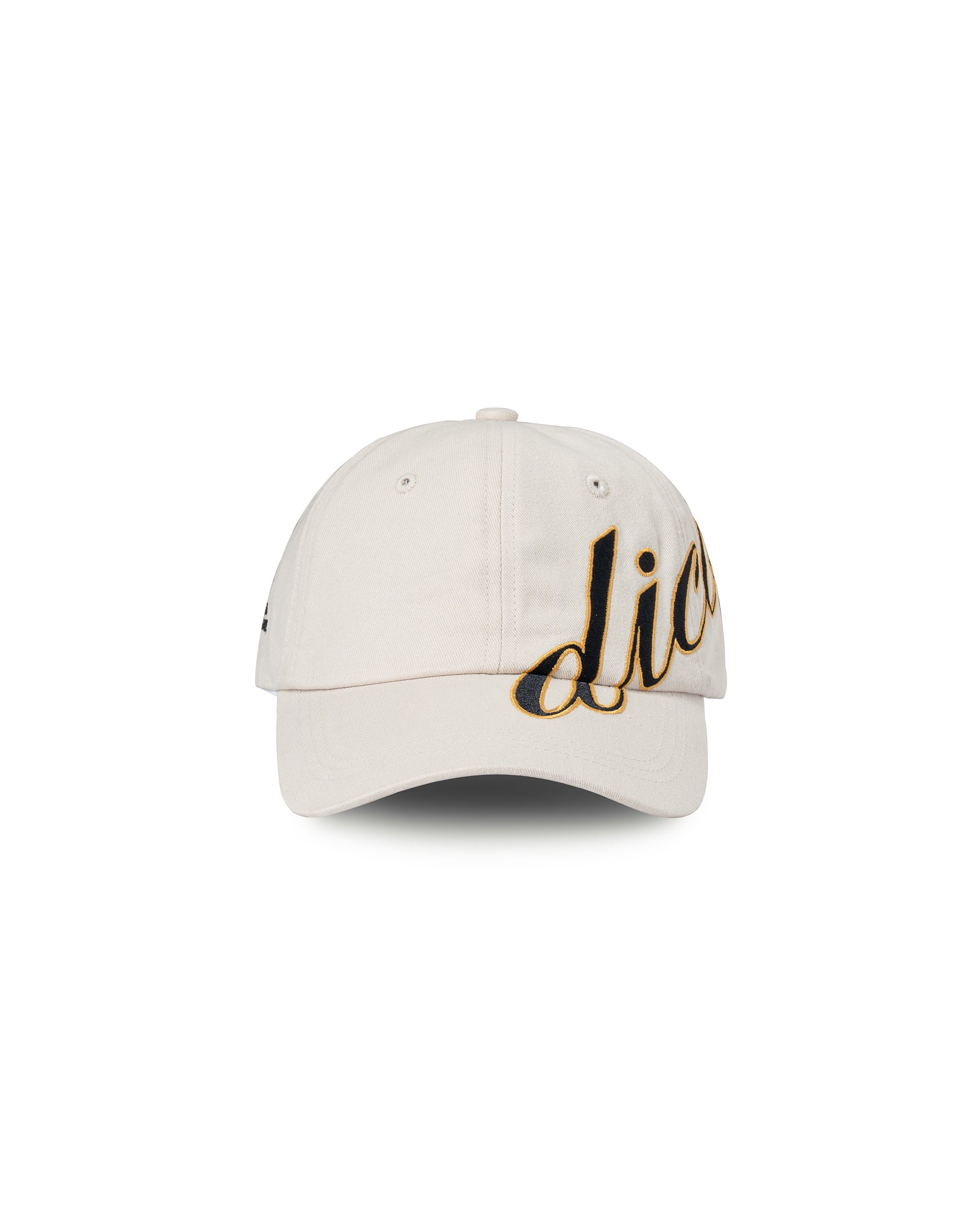 Cap Dico Script Embroidery Cream