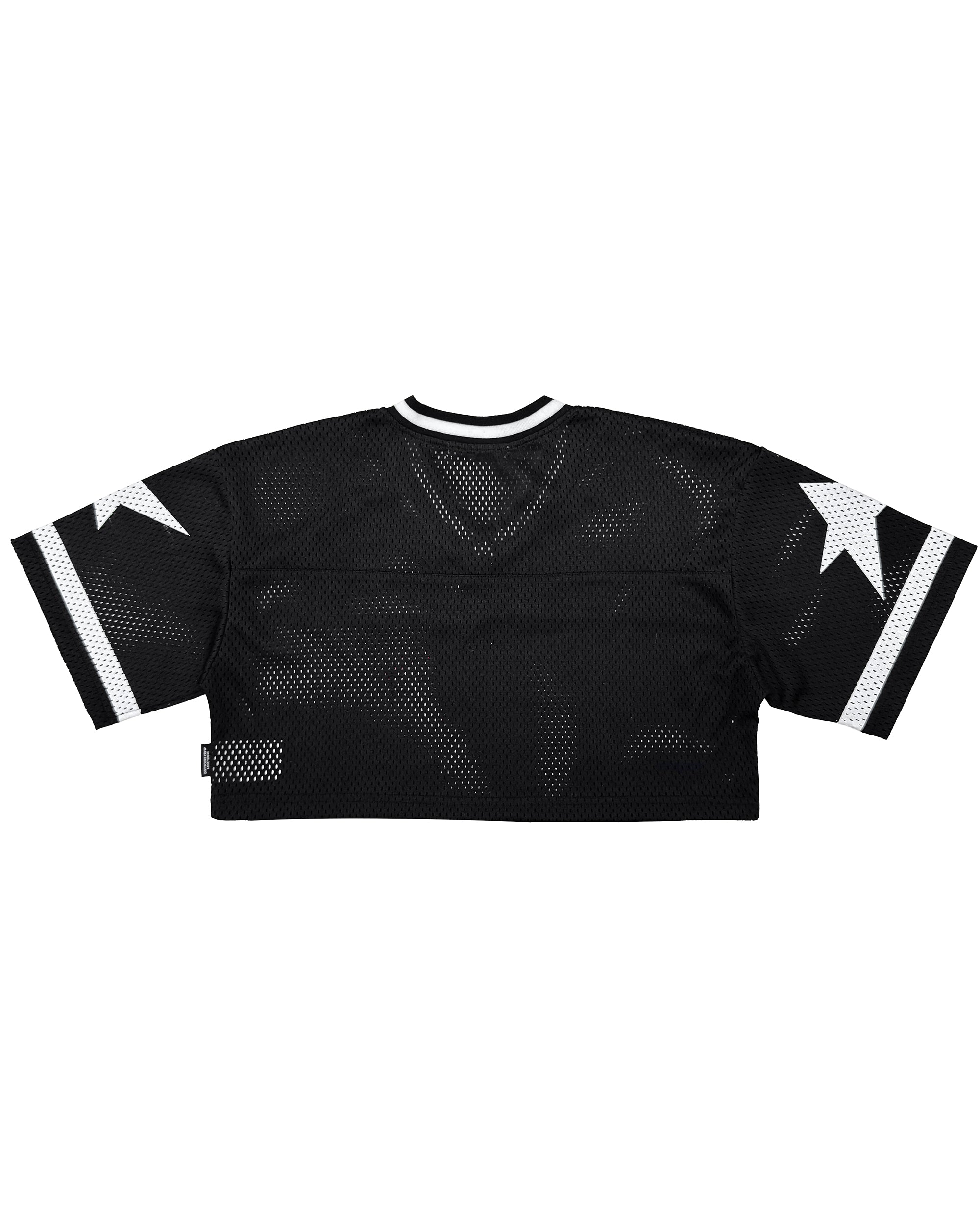 DCxRS Star 01 Football Jersey Croptop Black