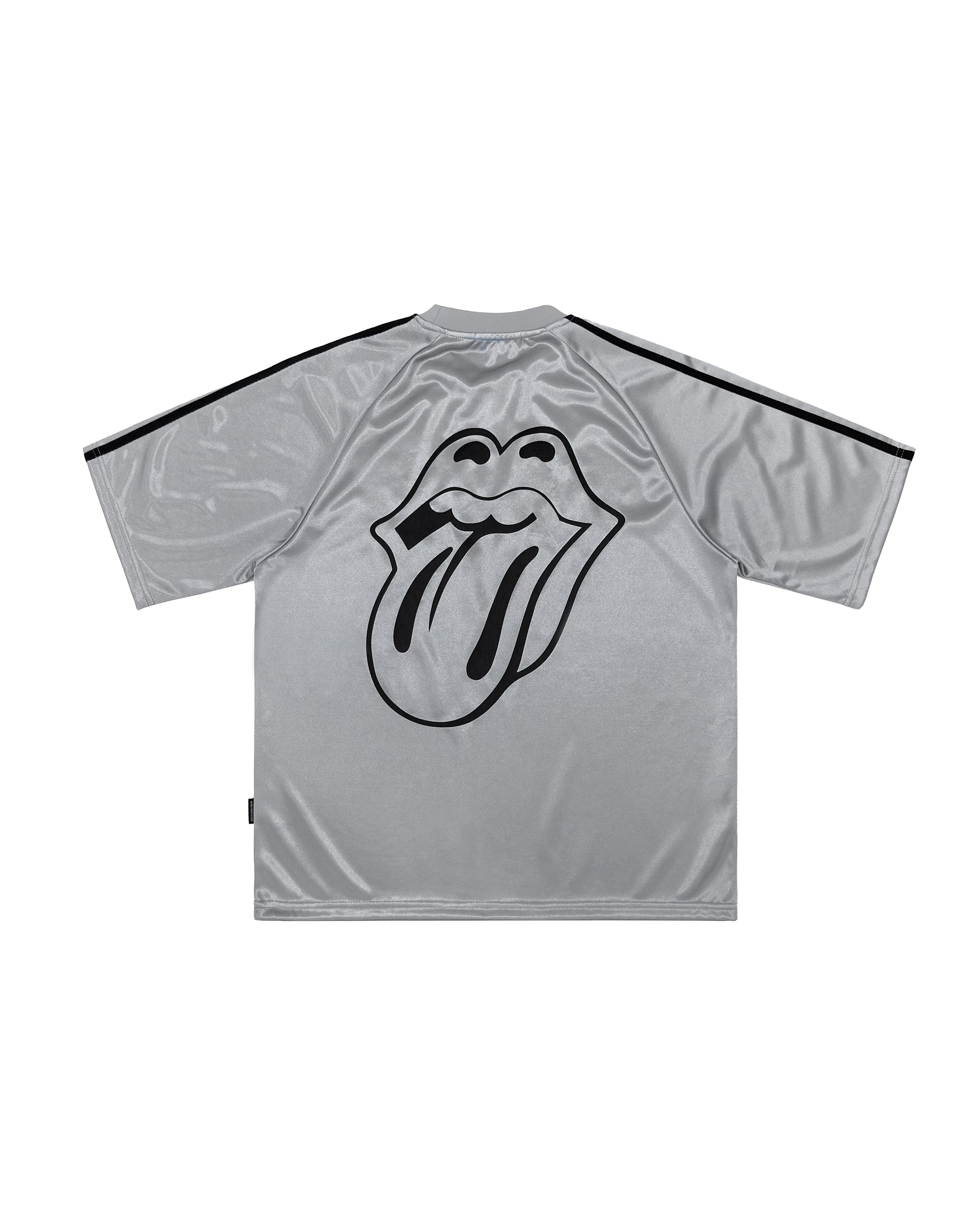 DCxRS Logo Glossy Soccer Jersey Grey