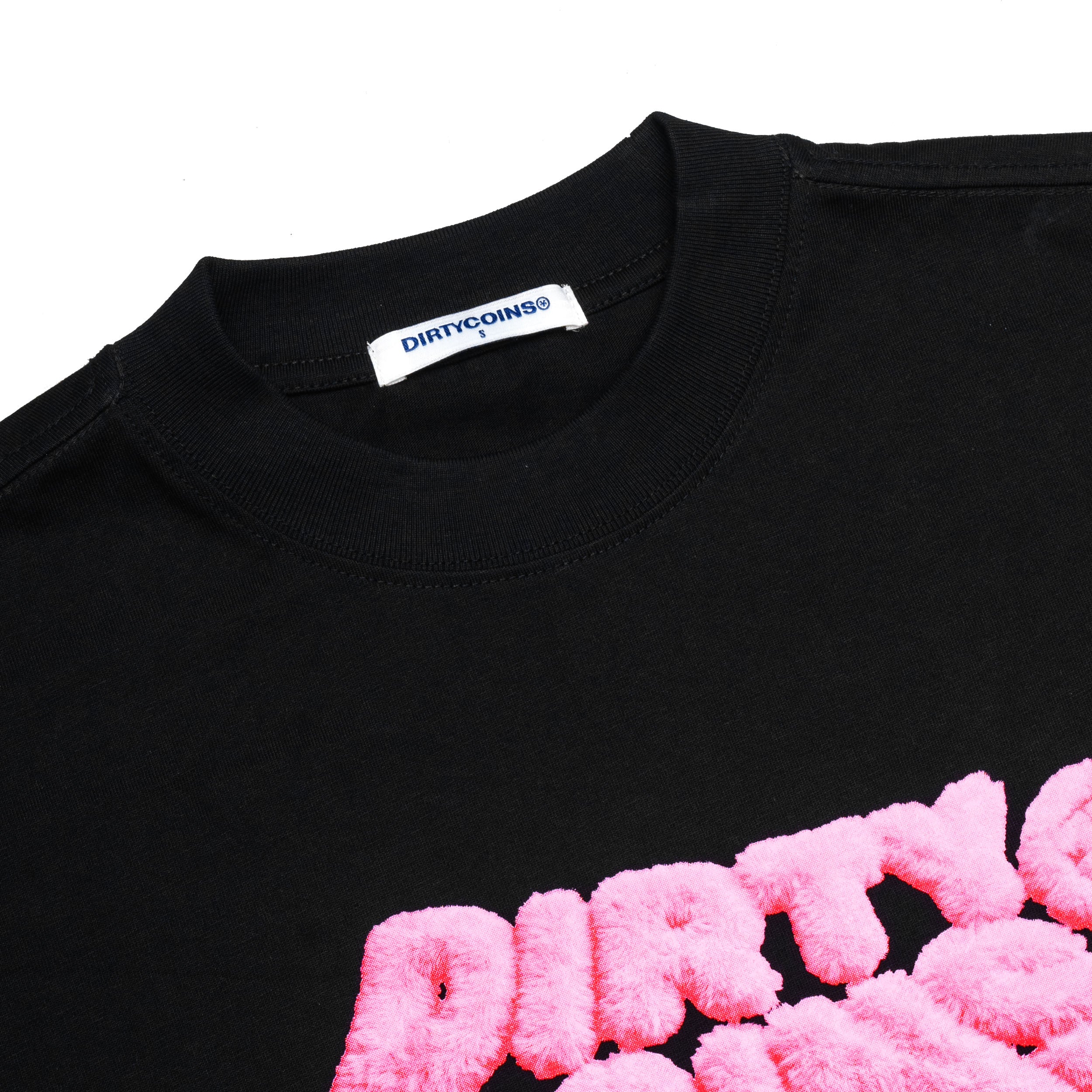 Dico Fluffy Wavy Logo T-shirt Black