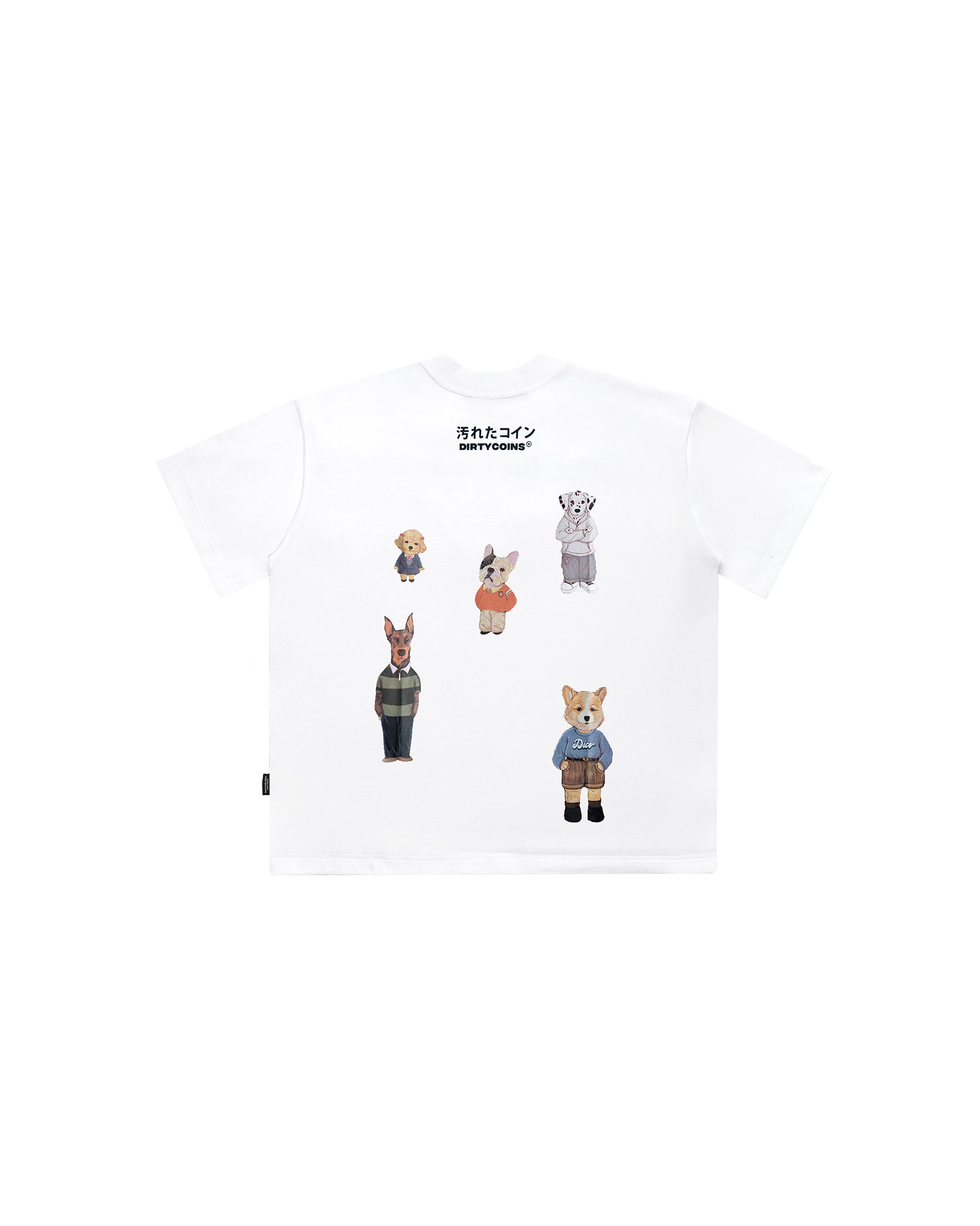 Puppies Hangouts Relaxed Boxy T-shirt White