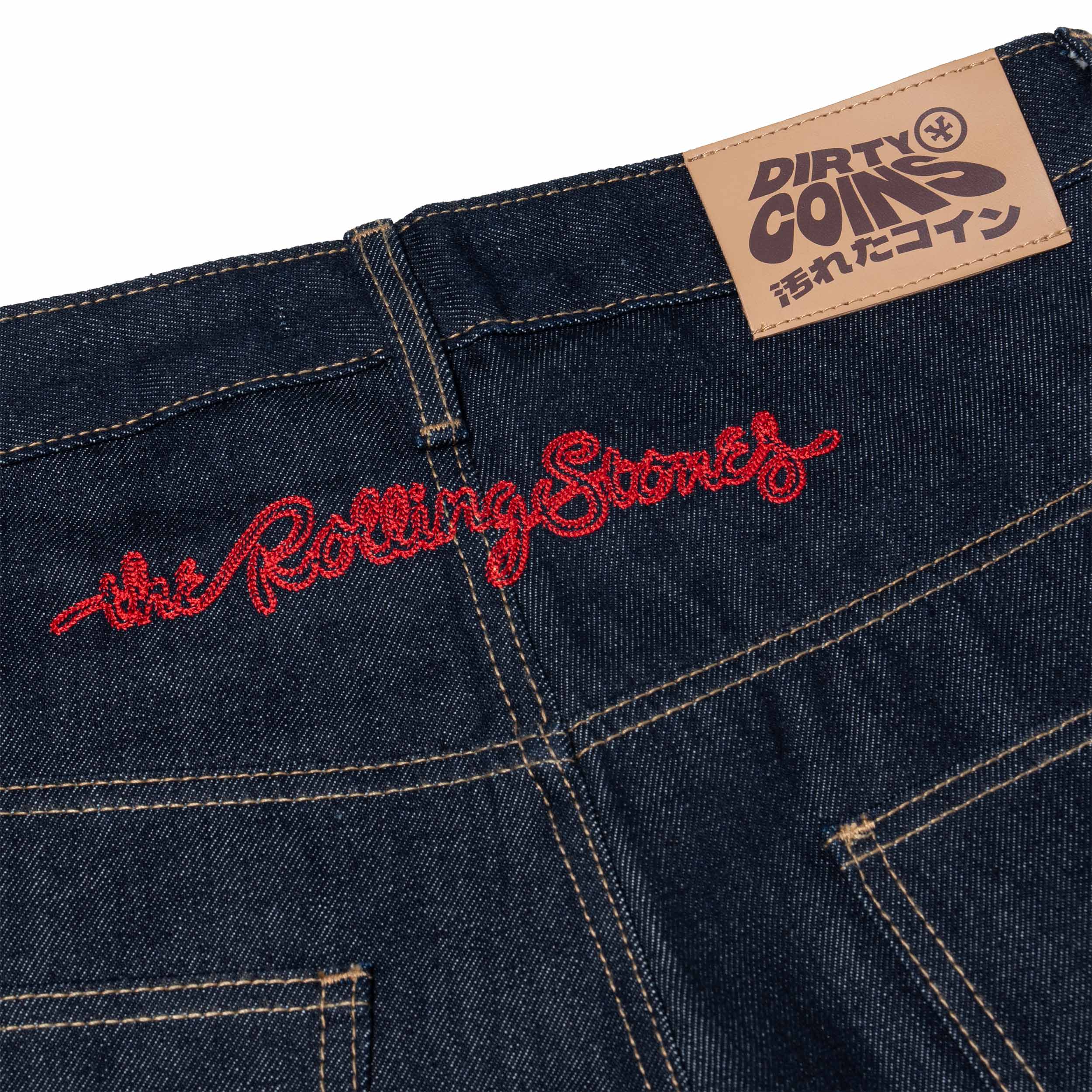 DCxRS Logo Embroidery Raw Denim