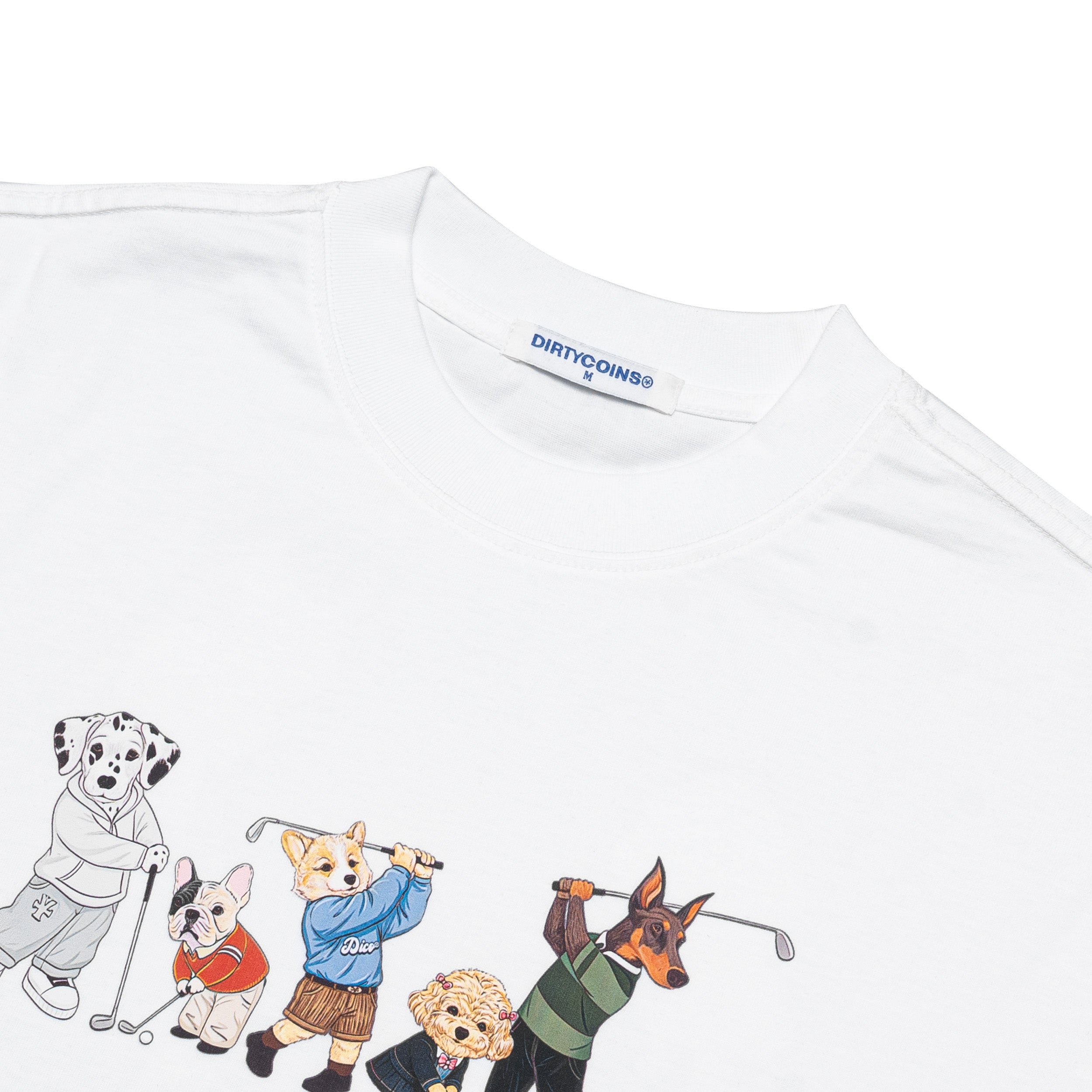 Dico Puppies Golf Club T-shirt White