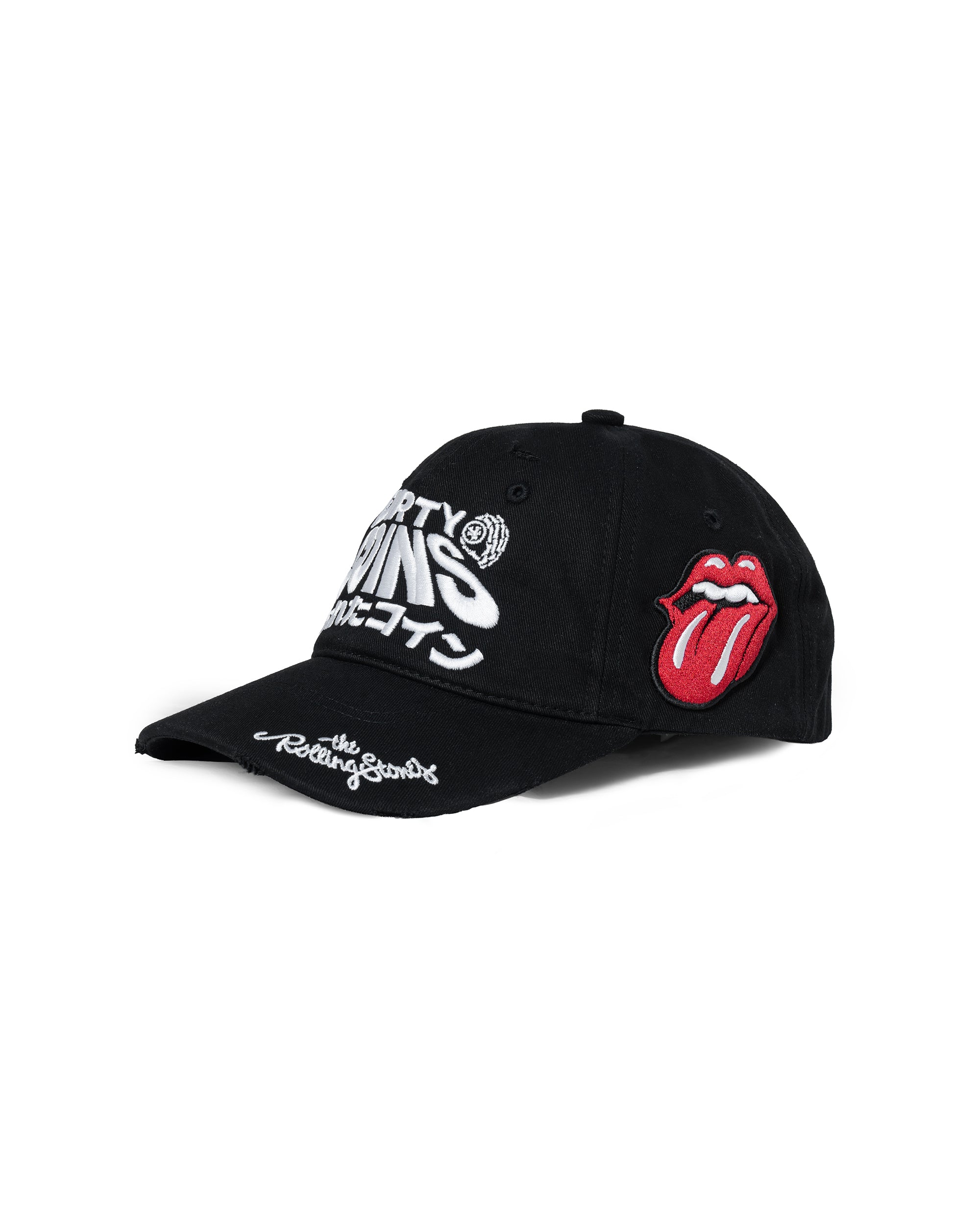DCxRS Logo Wavy Embroidery Black