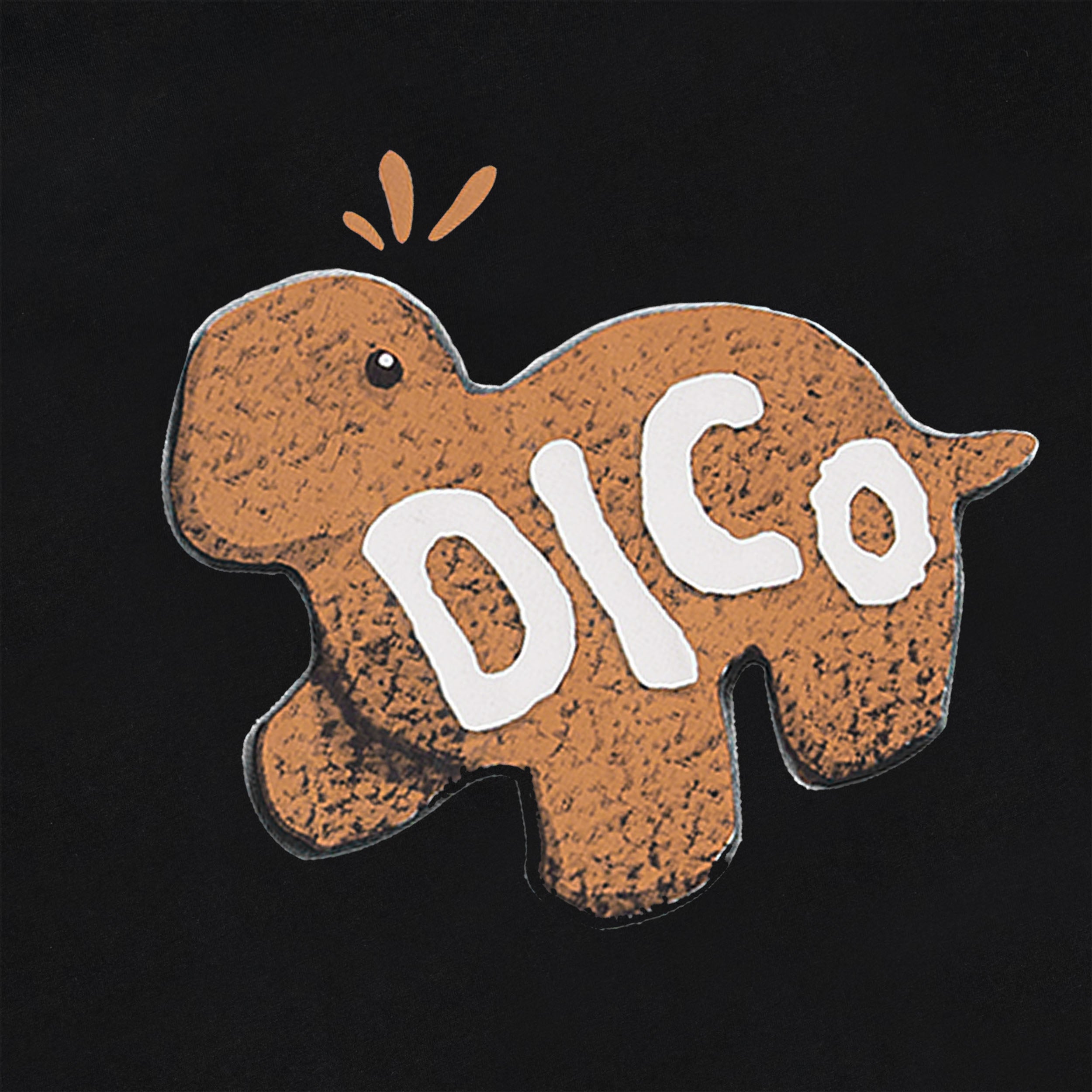 Dico Lil Dino Relaxed Boxy T-shirt Black