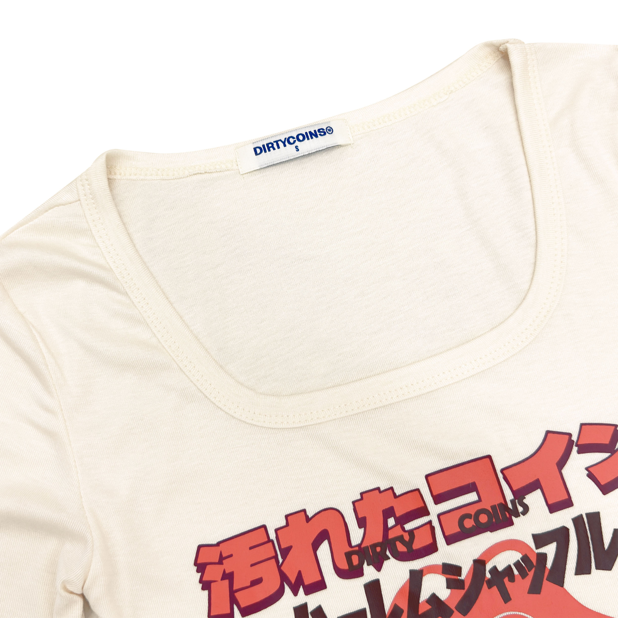 DCxRS JP Inspired Fit LS Baby Tee Tan