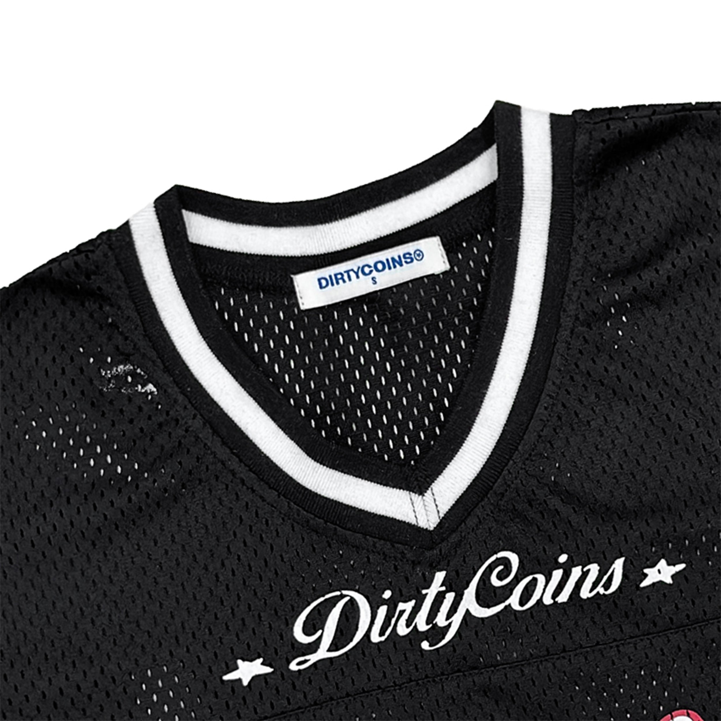 DCxRS Star 01 Football Jersey Croptop Black