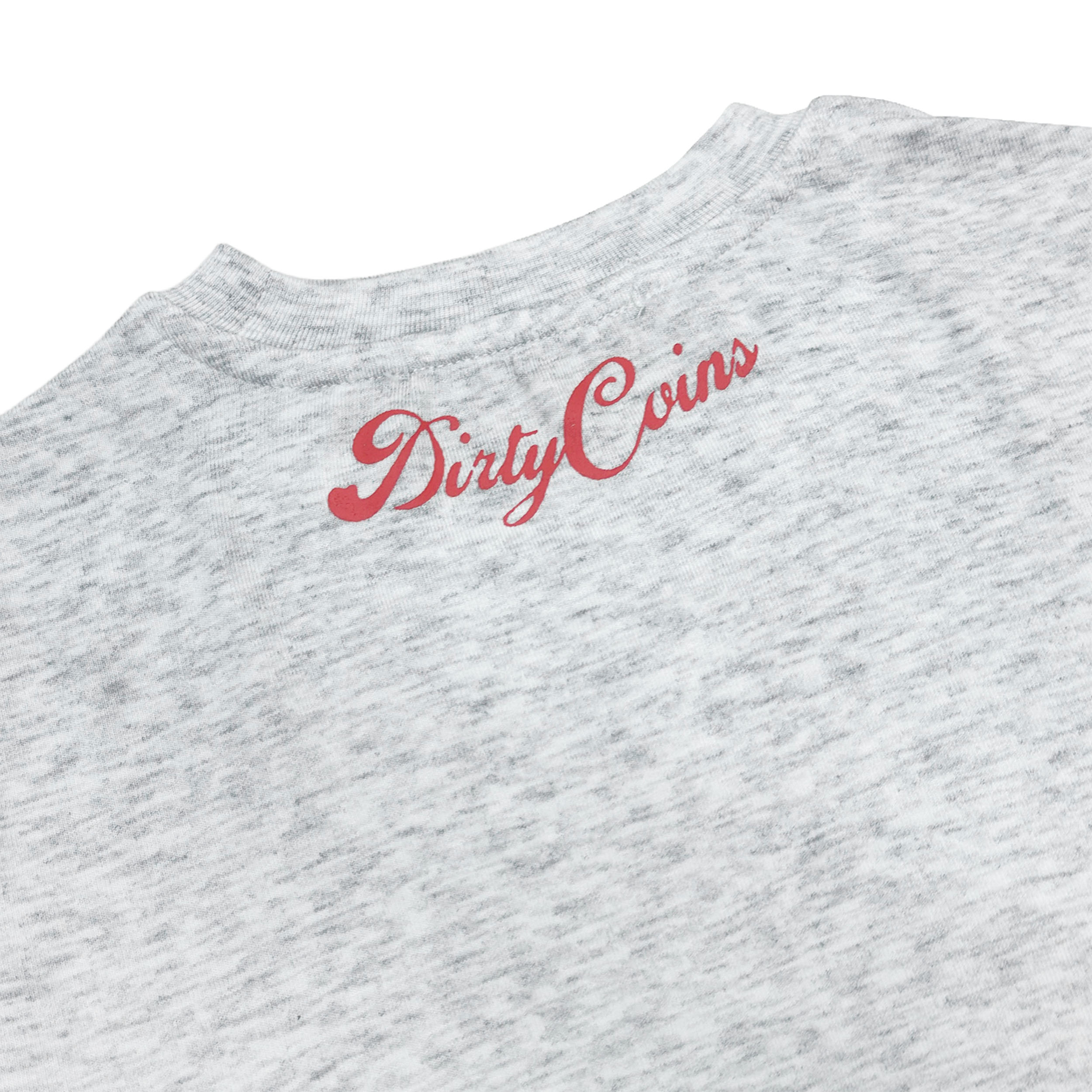 DCxRS Loud Tongue Fitted Baby Tee Grey