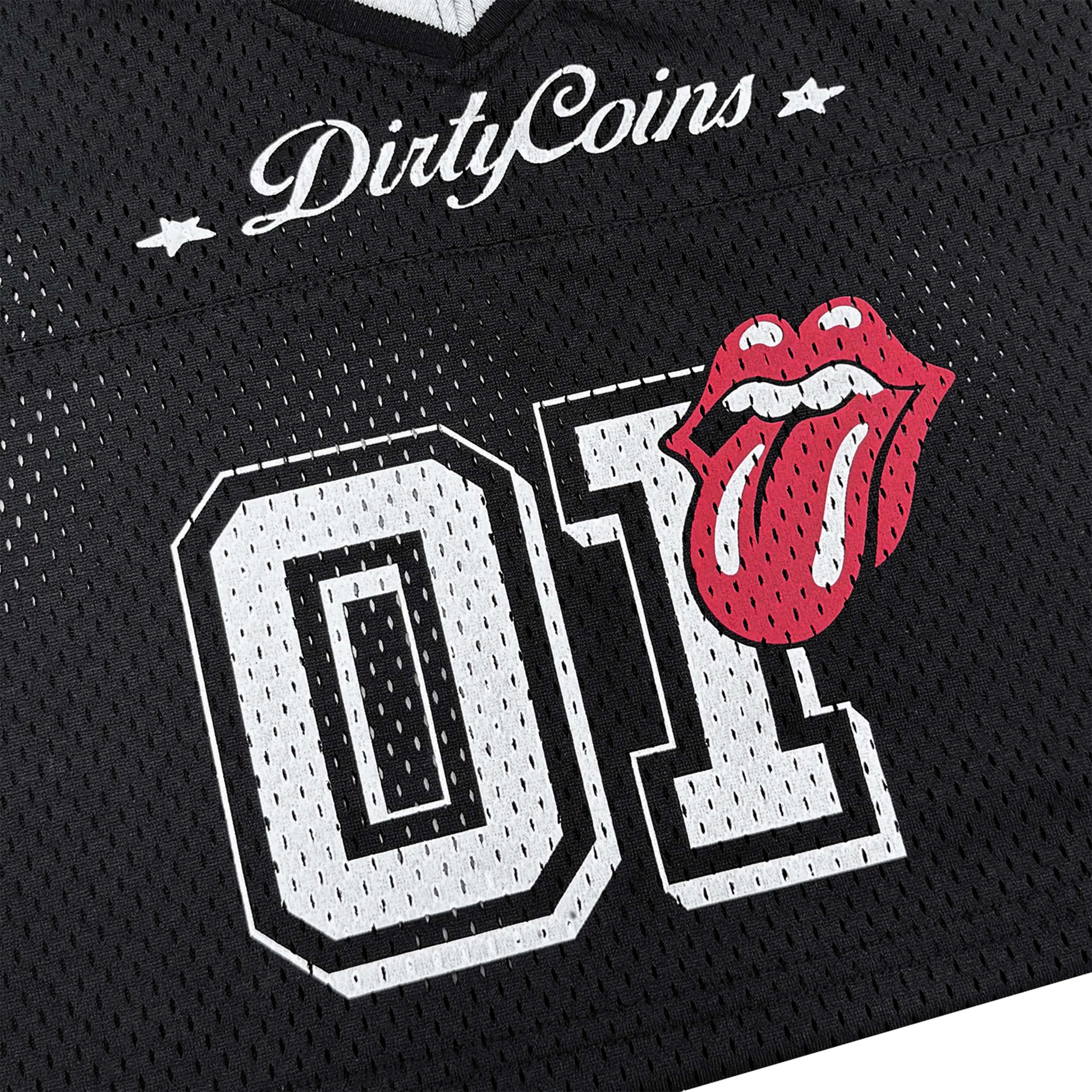 DCxRS Star 01 Football Jersey Croptop Black