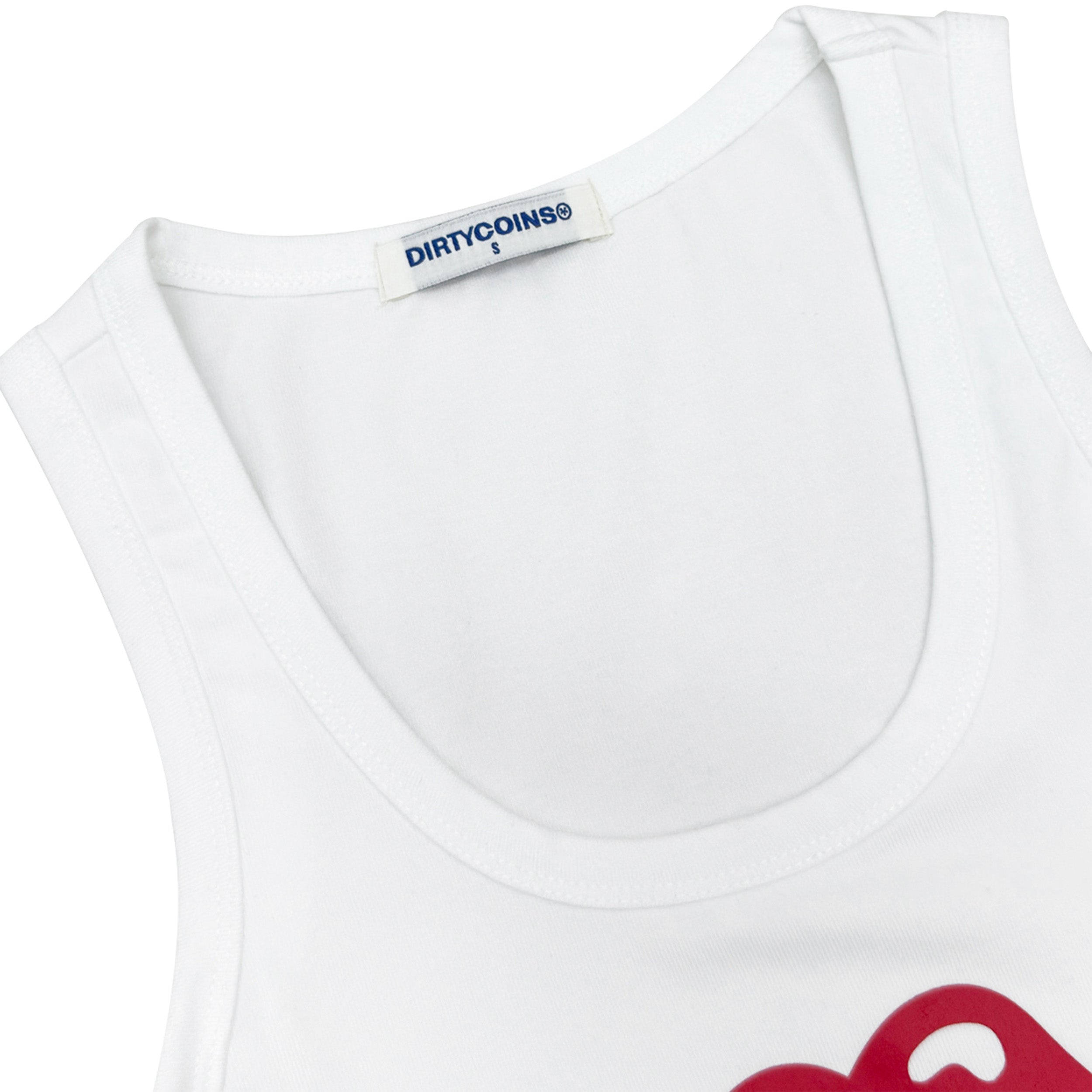 DCxRS Tongue Lace Woman Tanktop White
