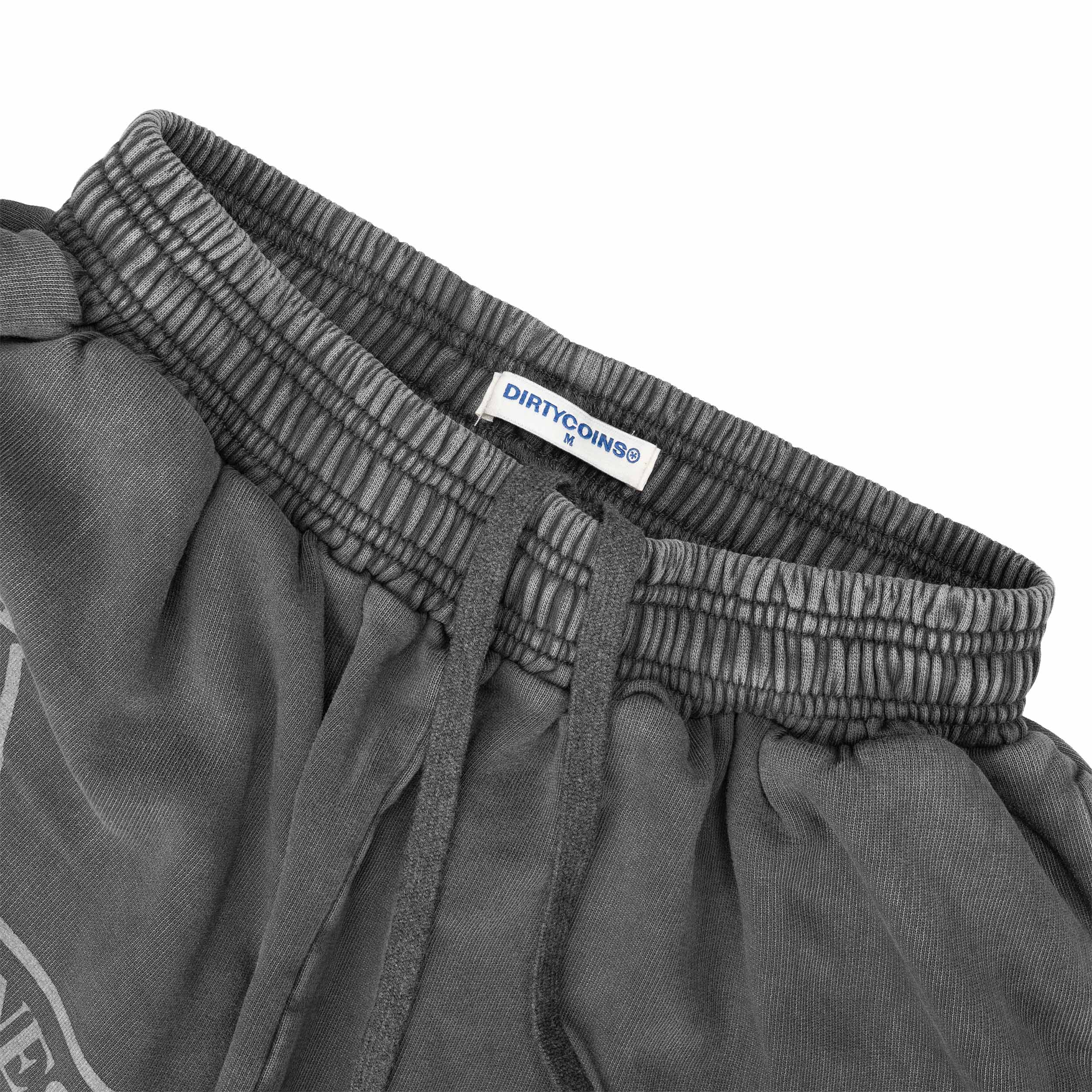 DCxRS Sheriff Print Faded Sweatpants Black