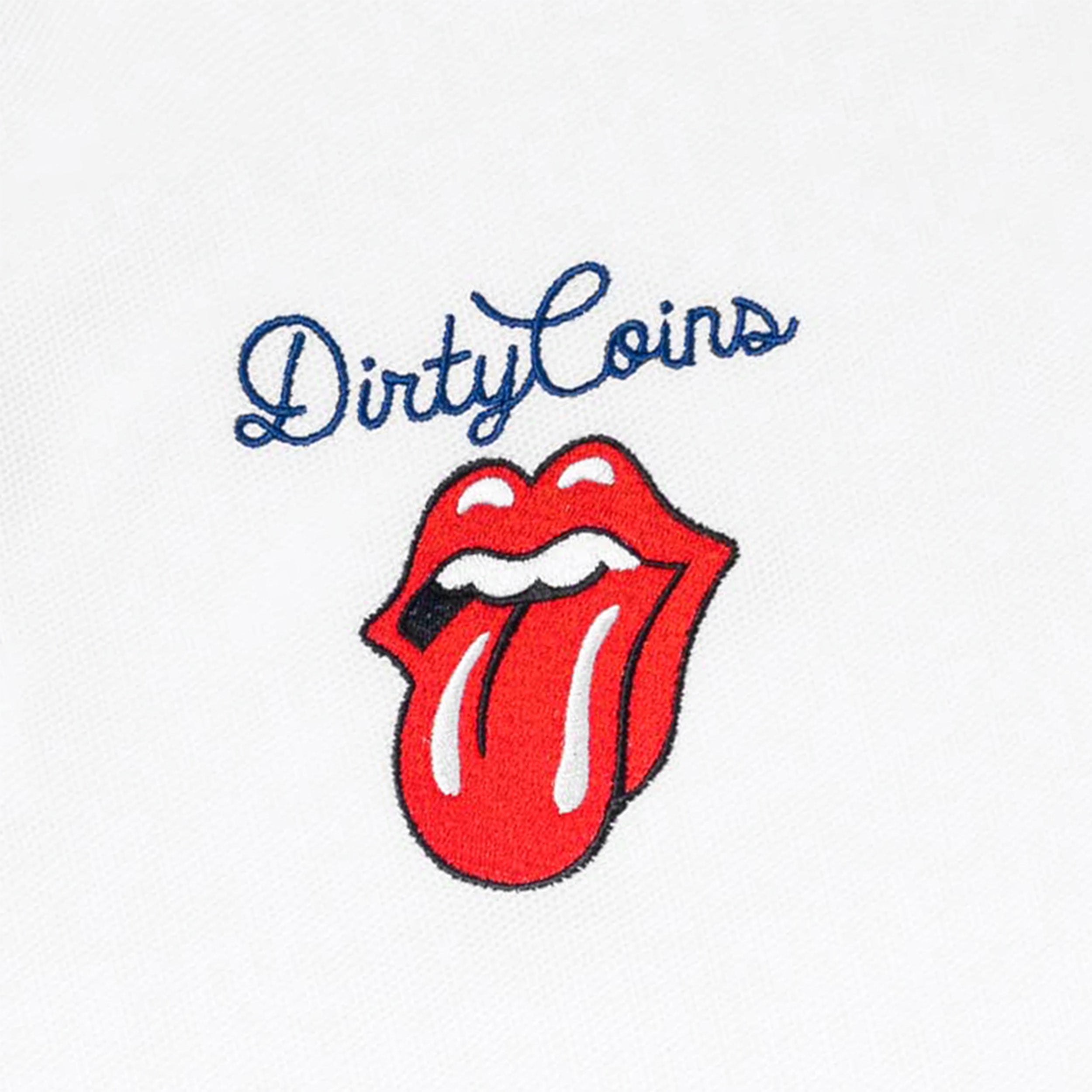 DCxRS Embroidery Logo Polo White