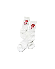 DCxRS Logo White Sock