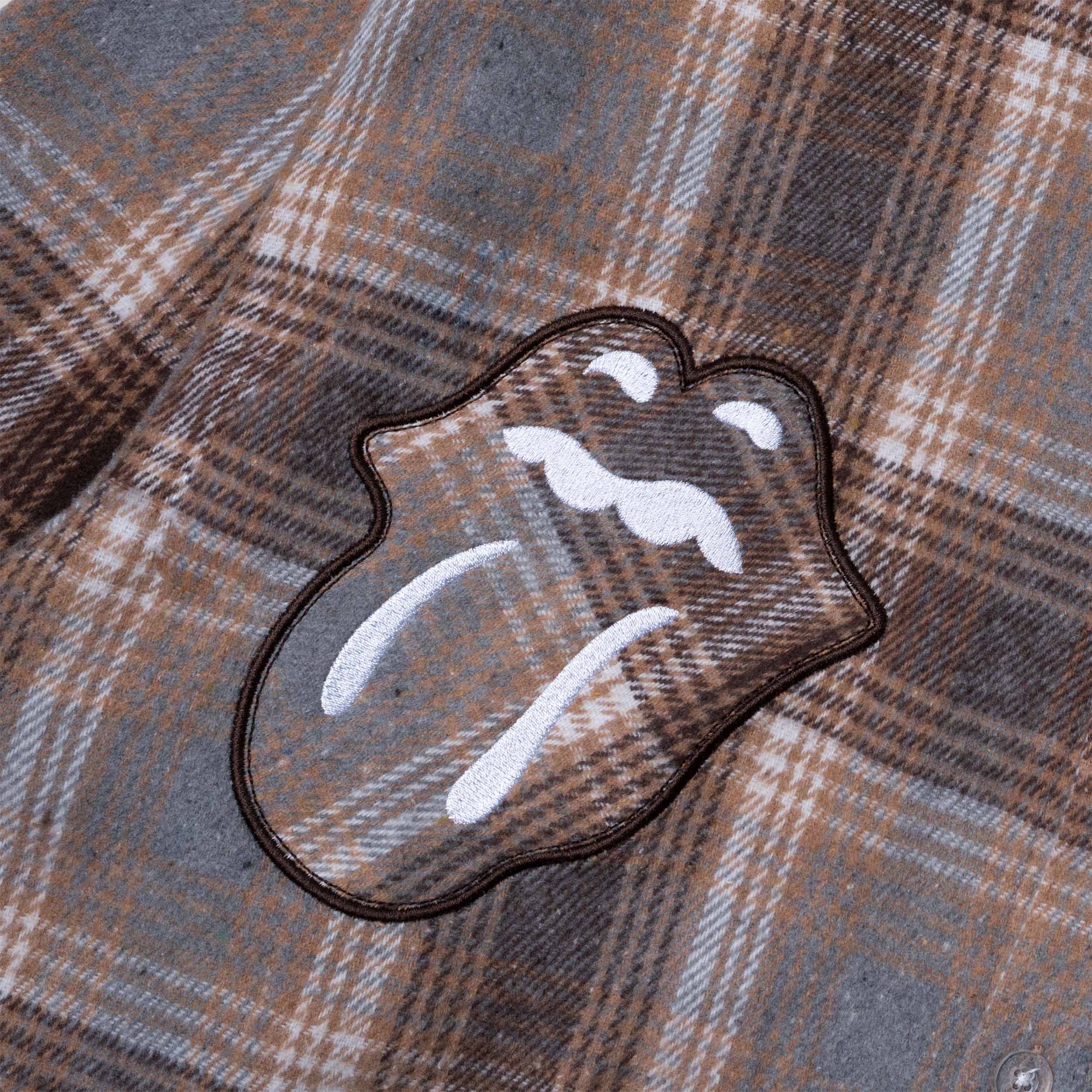 DCxRS Western Rivet Flannel Brown