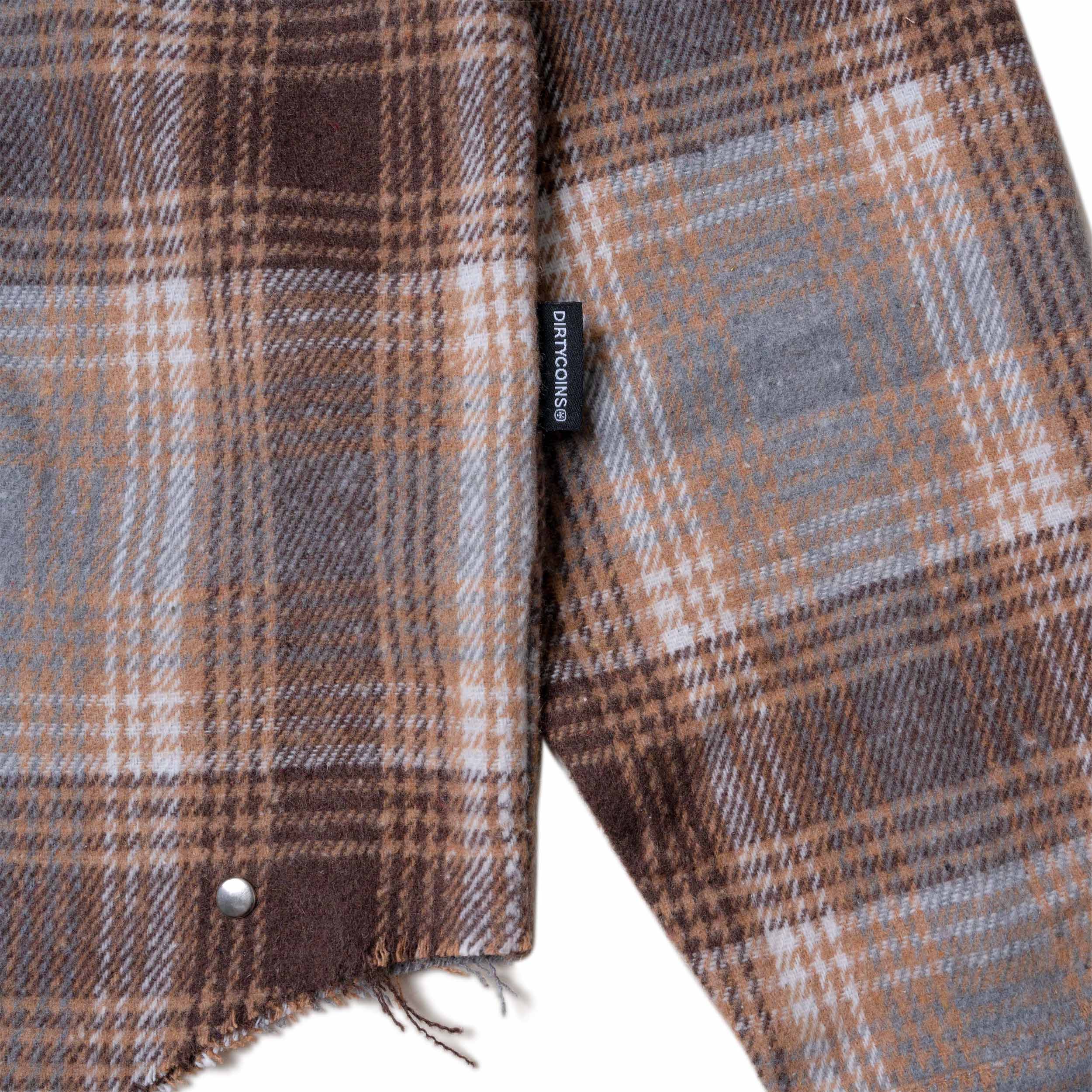 DCxRS Western Rivet Flannel Brown