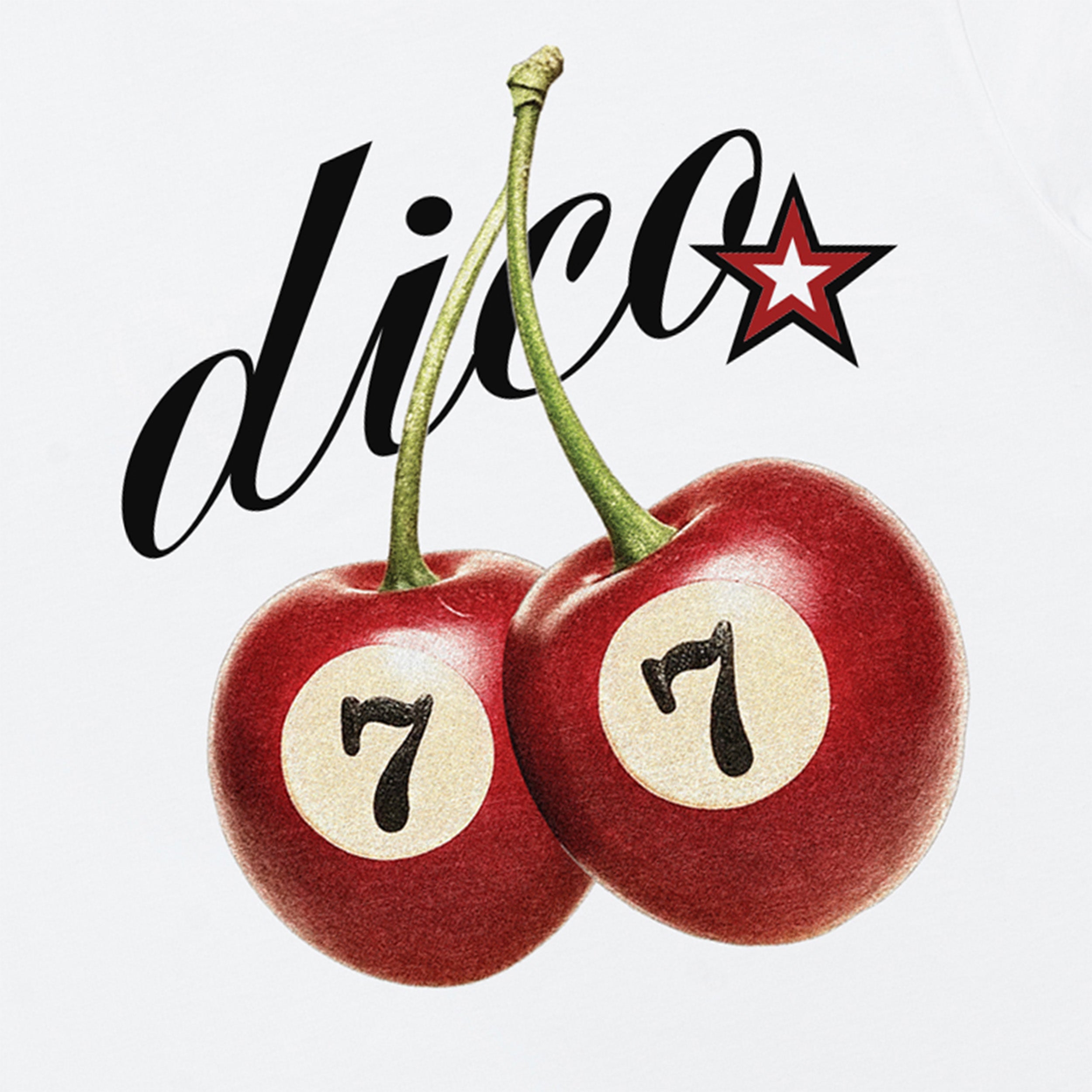 DirtyCoins Seven Cherry T-Shirt White