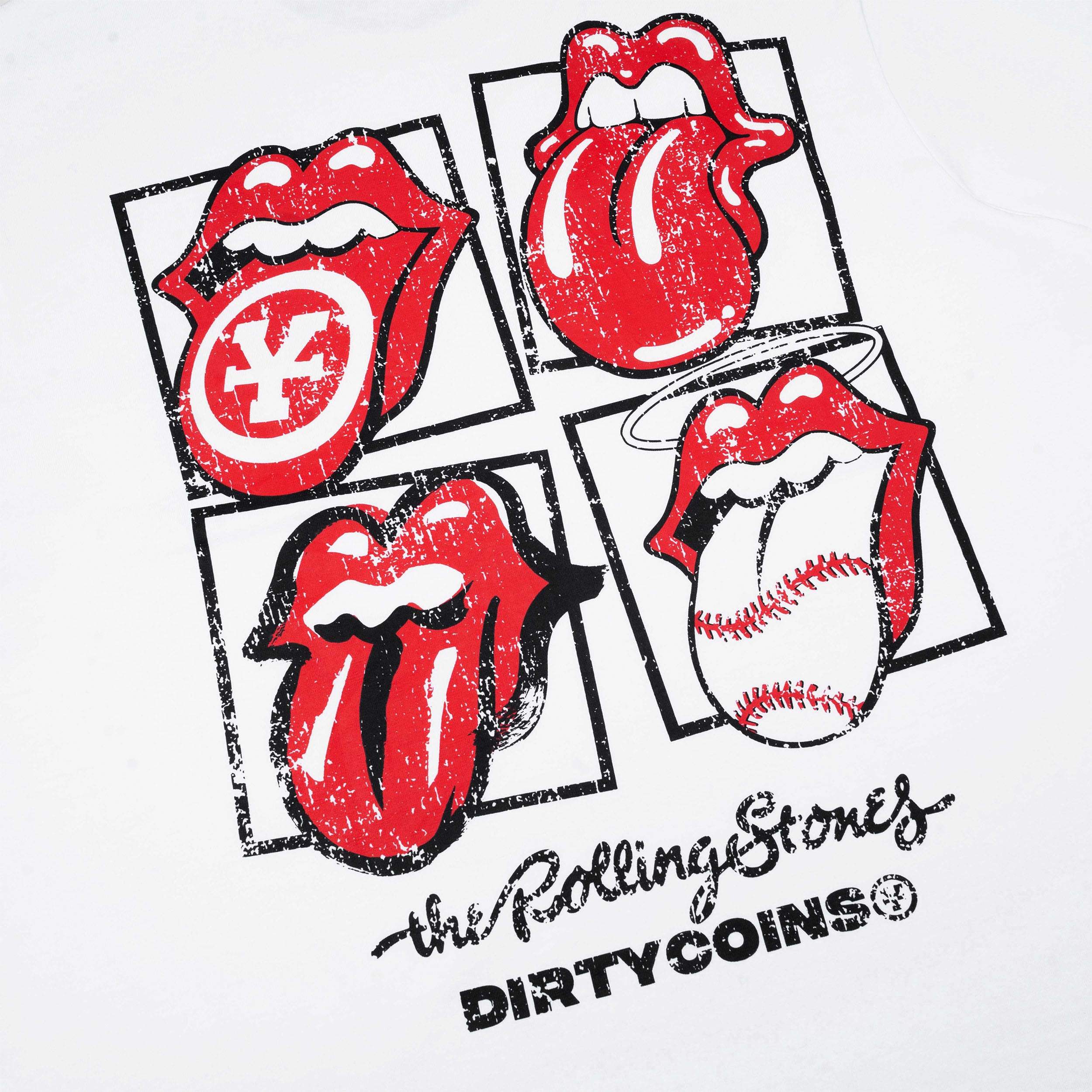 DCxRS Stones Mate Regular T-Shirt White