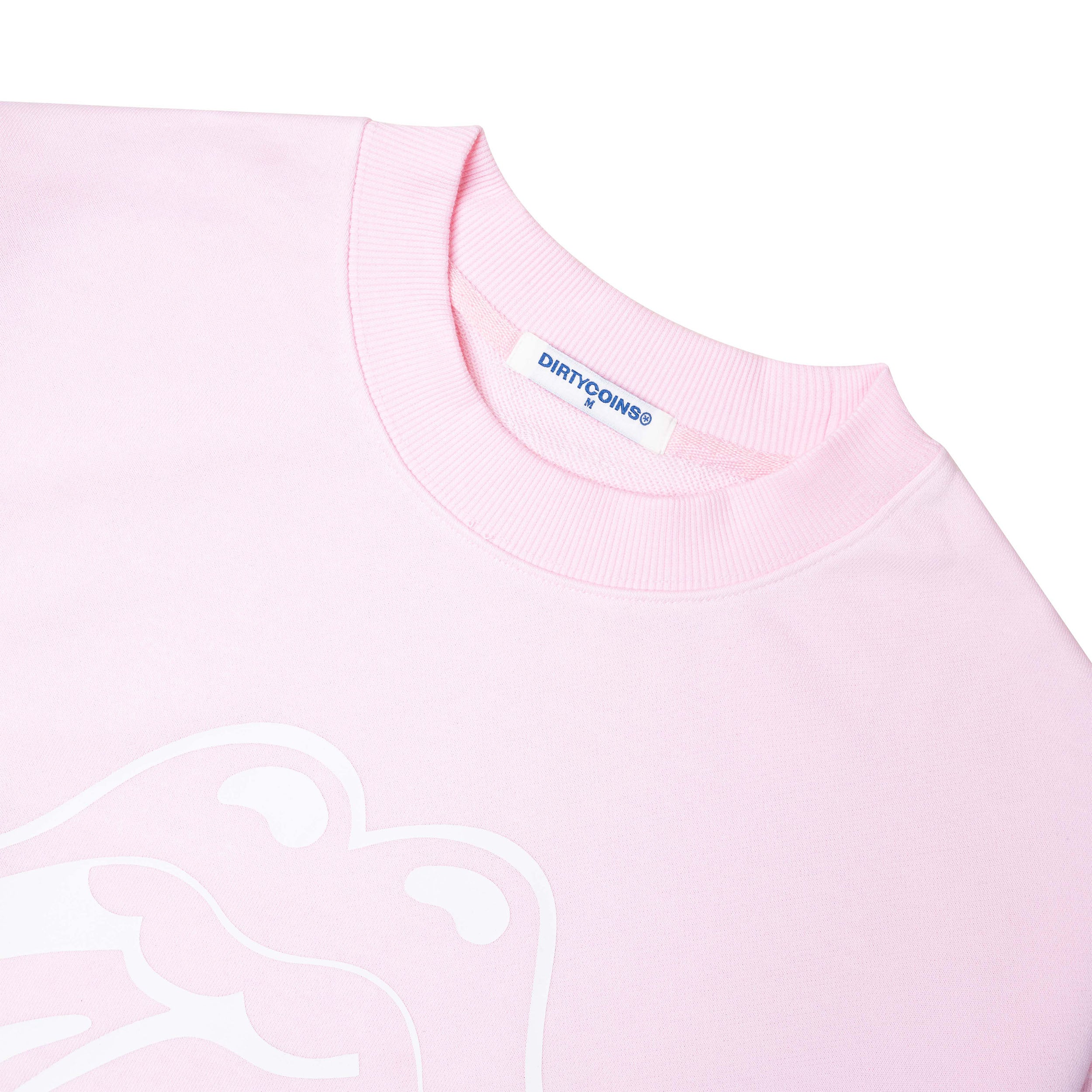 DCxRS Big Logo Printed Sweatshirt Pink