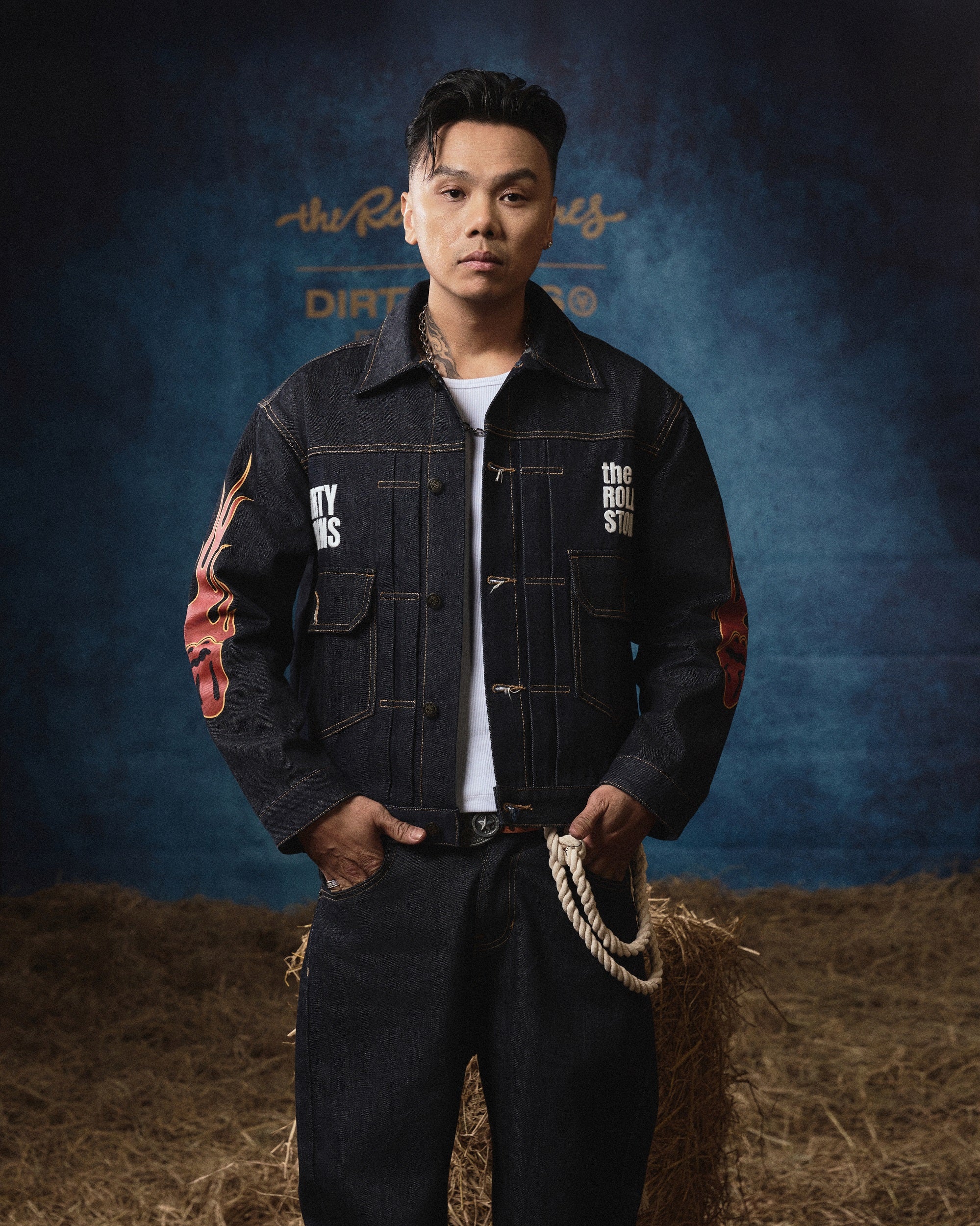 DCxRS Flame Raw Denim Jacket