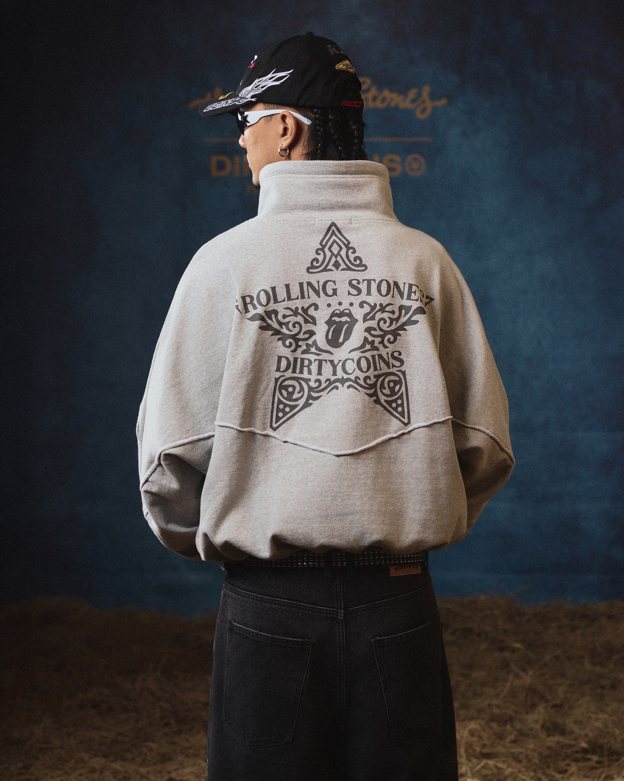 DCxRS Sheriff Melange Sweat Jacket Grey