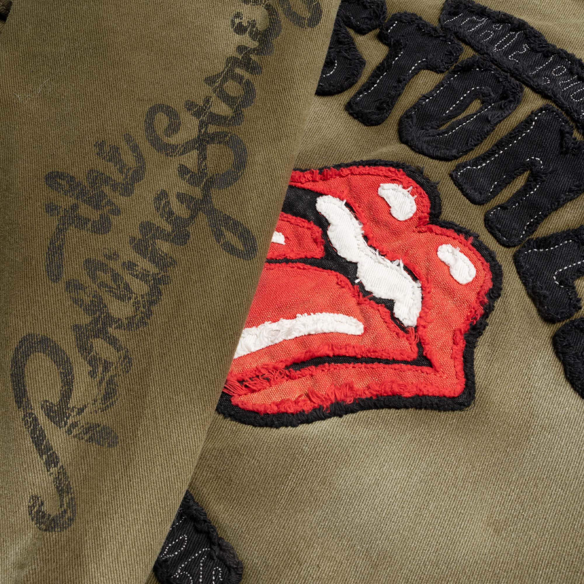 DCxRS Sheriff Patches Zip Up Denim Jacket