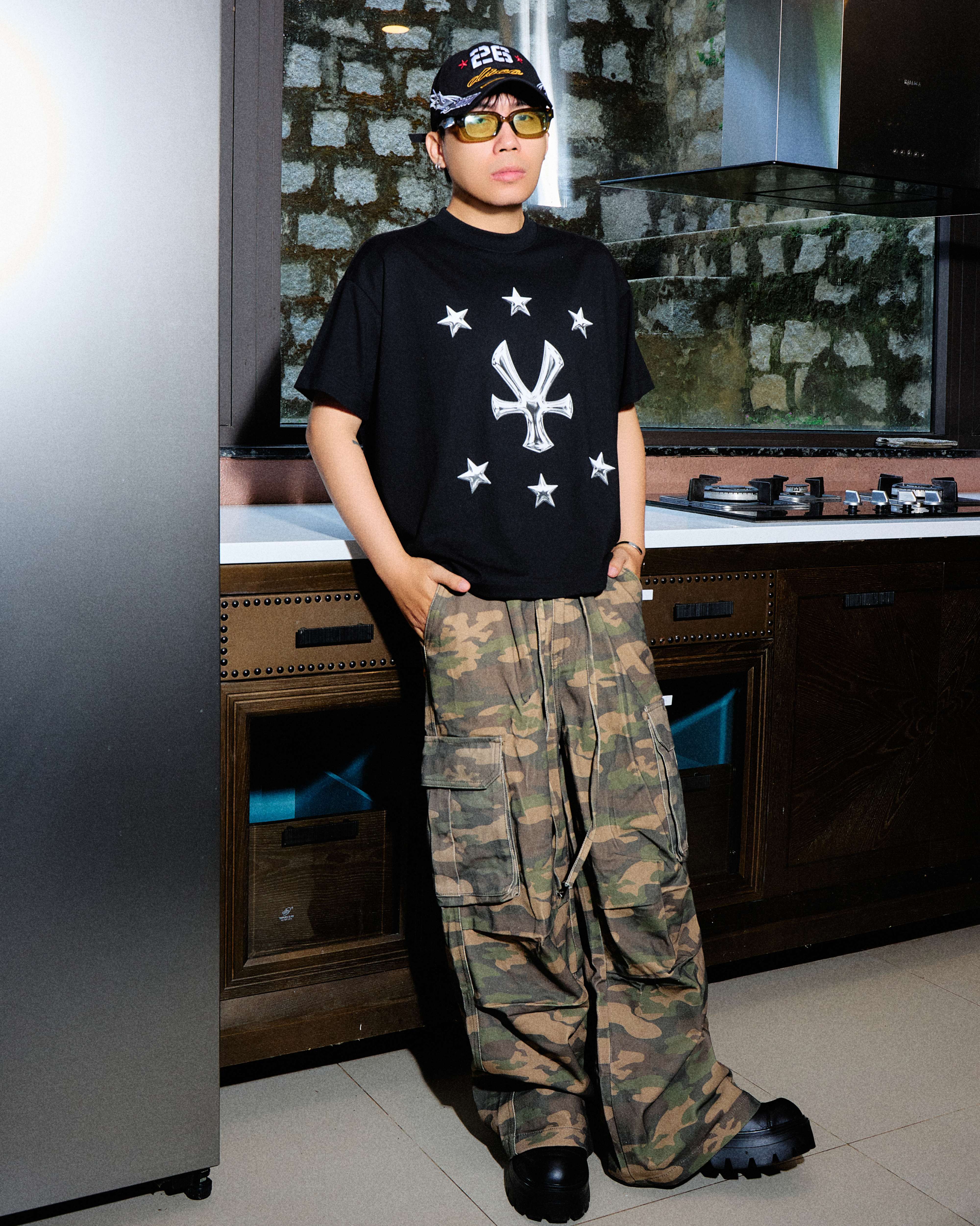 Dico Star Emblem T-shirt Black