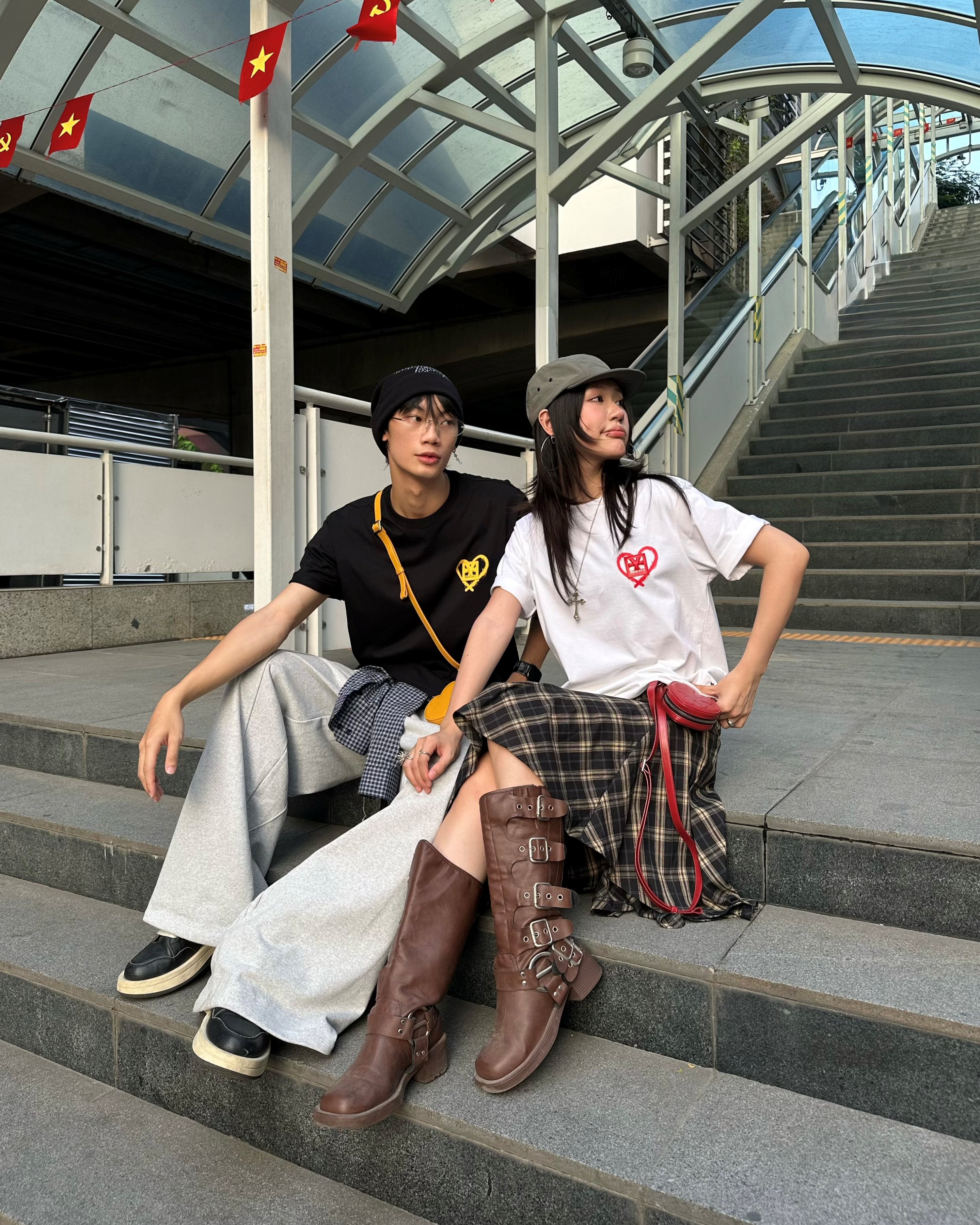 DirtyCoins Patch In Heart T-Shirt