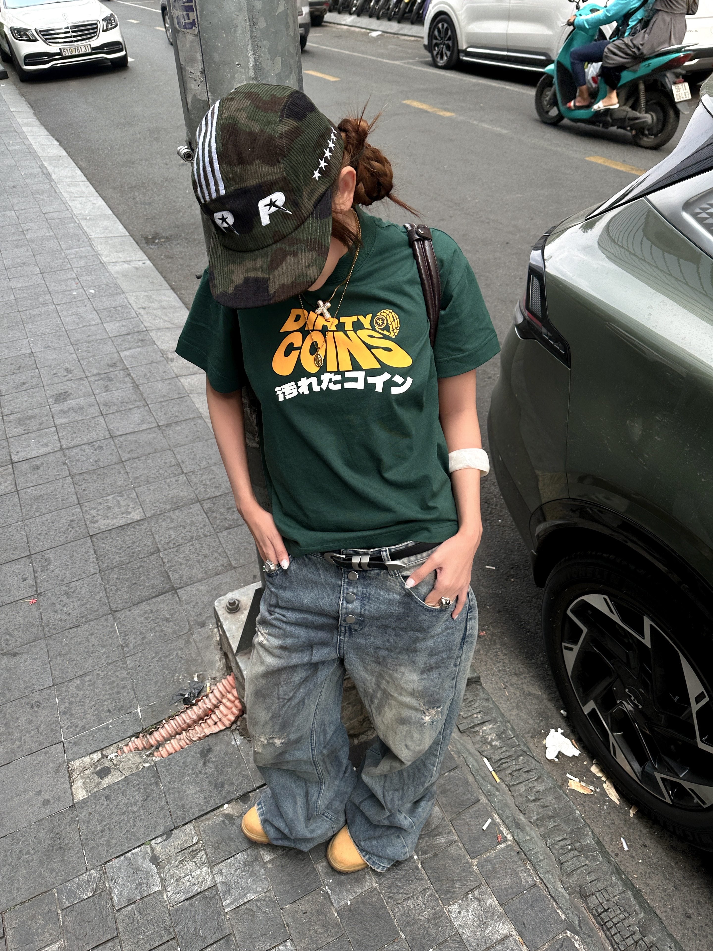 DC Wavy Logo Regular Boxy T-shirt