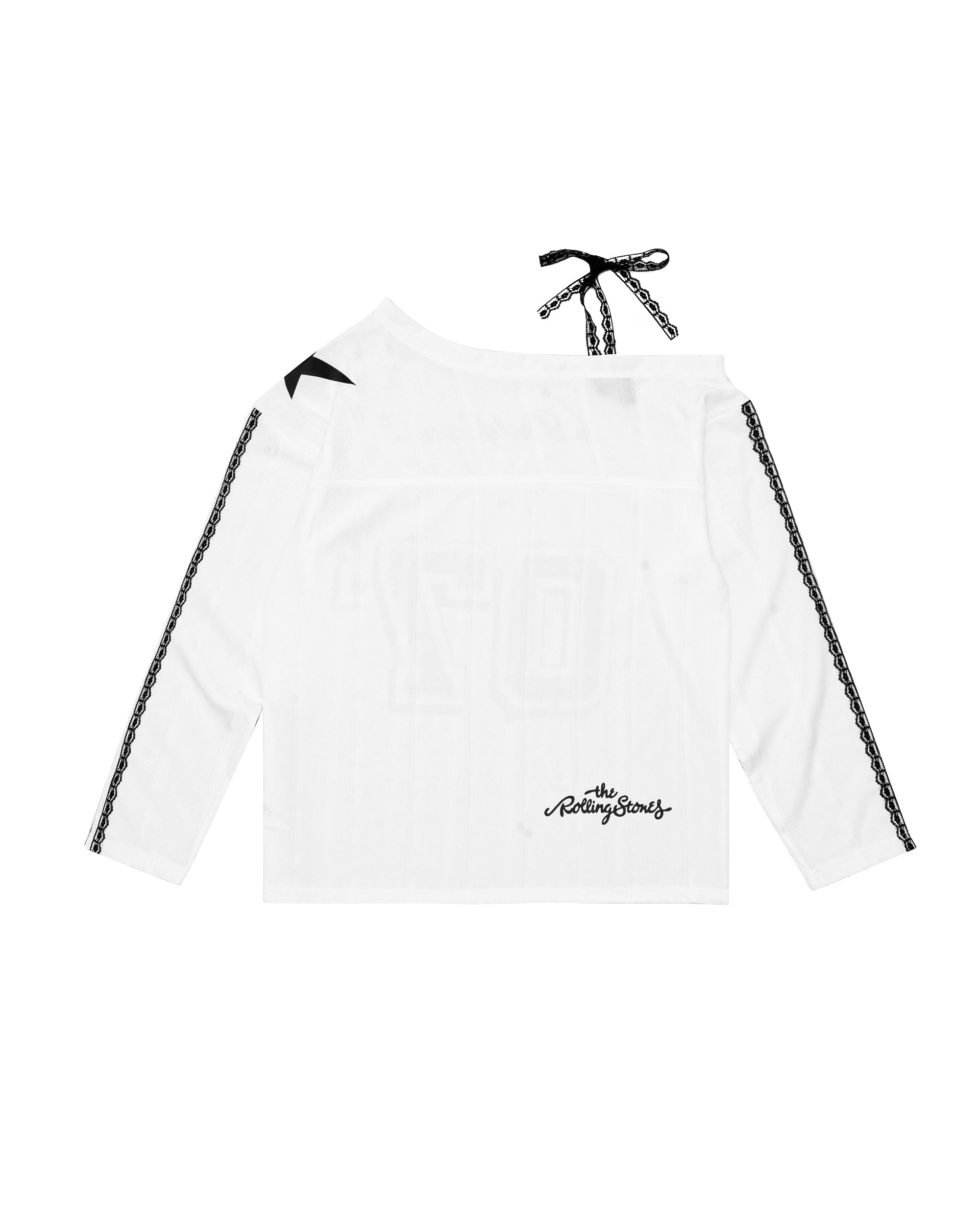 DCxRS Star 07 One Shoulder LS Jersey White