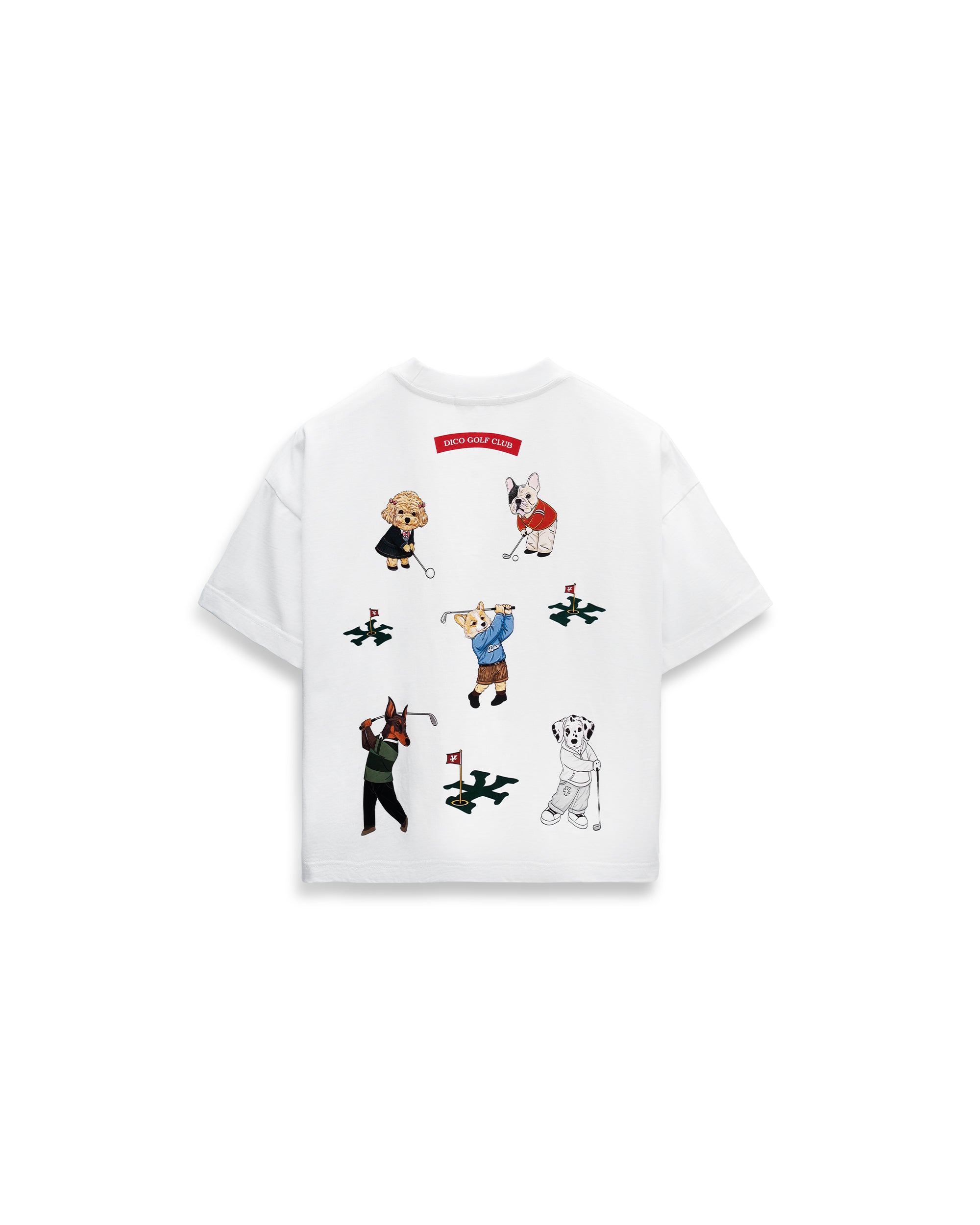Dico Puppies Golf Club T-shirt White