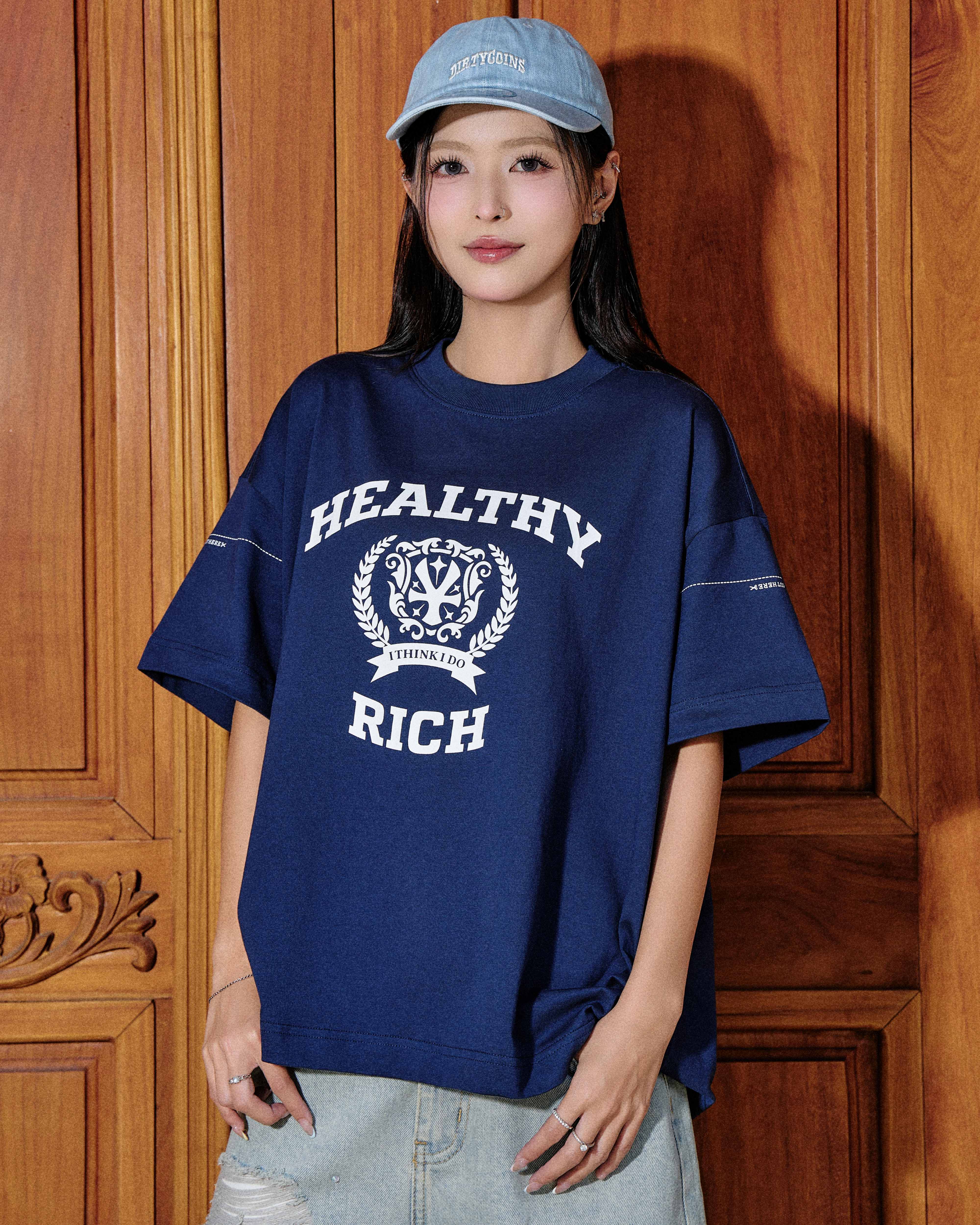 Dico Healthy And Rich T-shirt Navy